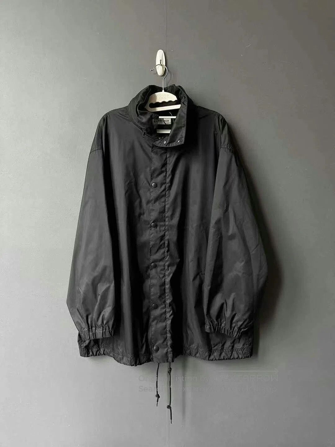 Balenciaga Balenciaga Multilingual Print Outdoor Jacket| Size XXS / US 00 / IT 34 - 2 Thumbnail