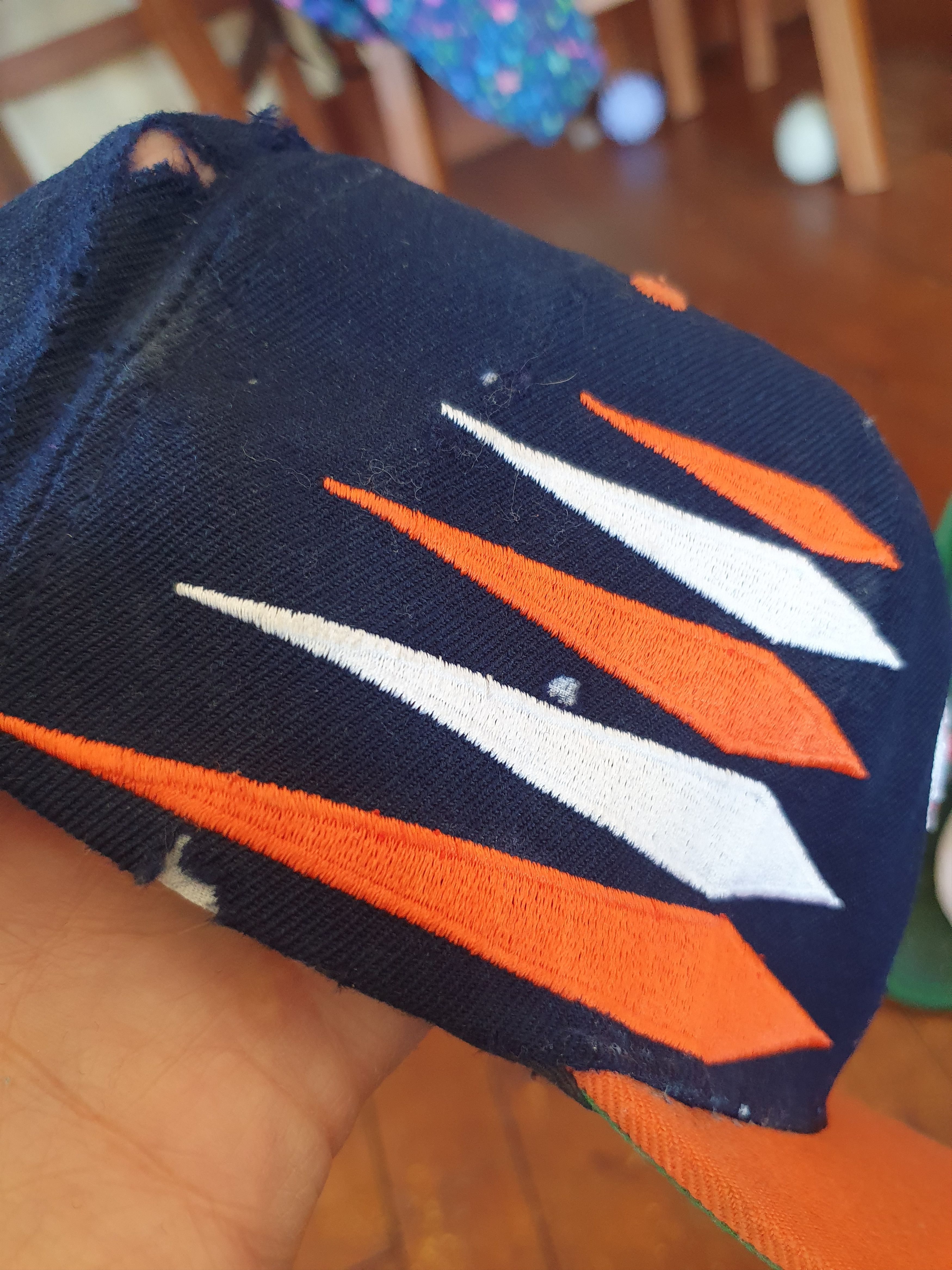 Mitchell & Ness × NFL Chicago Bears Diamond Cut Snapback Hat Mitchell & Ness Size ONE SIZE - 9 Thumbnail