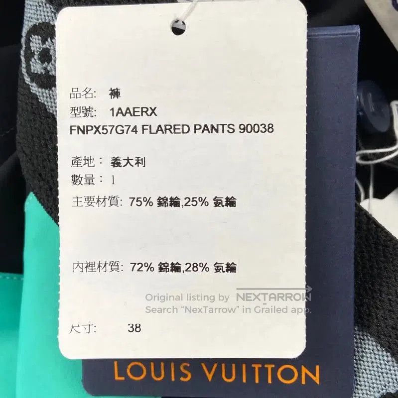 Louis Vuitton Louis Vuitton Color Block Polyester Casual Pants . Size 23" - 8 Thumbnail