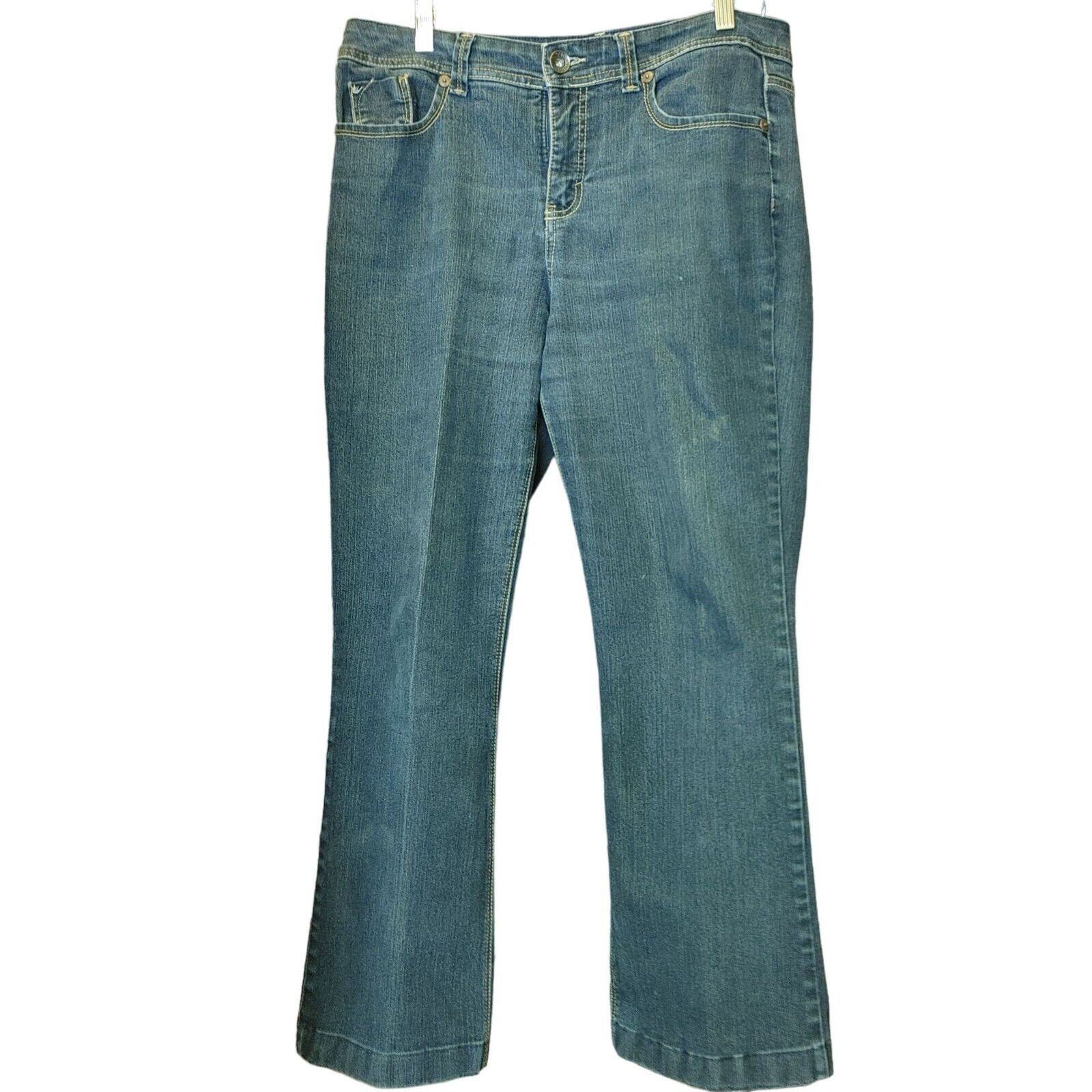 Gloria Vanderbilt Gloria Vanderbilt Women's Medium Wash Boot Cut Jeans 12 Size 34" / US 12 / IT 48 - 1 Thumbnail
