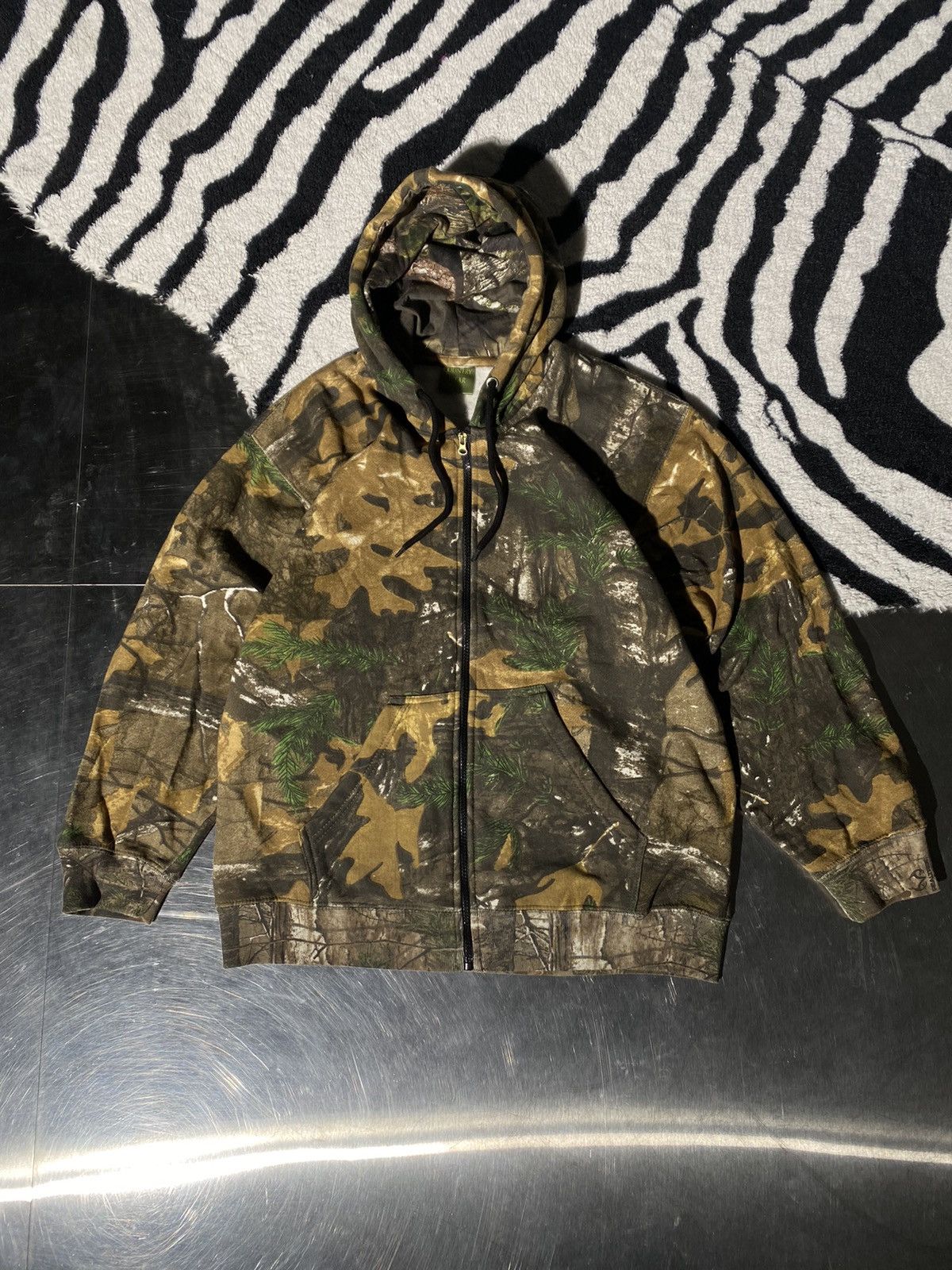 Akimbo Club × Realtree AKIMBO ZIP-UP HOODIE - REALTREE® CAMO