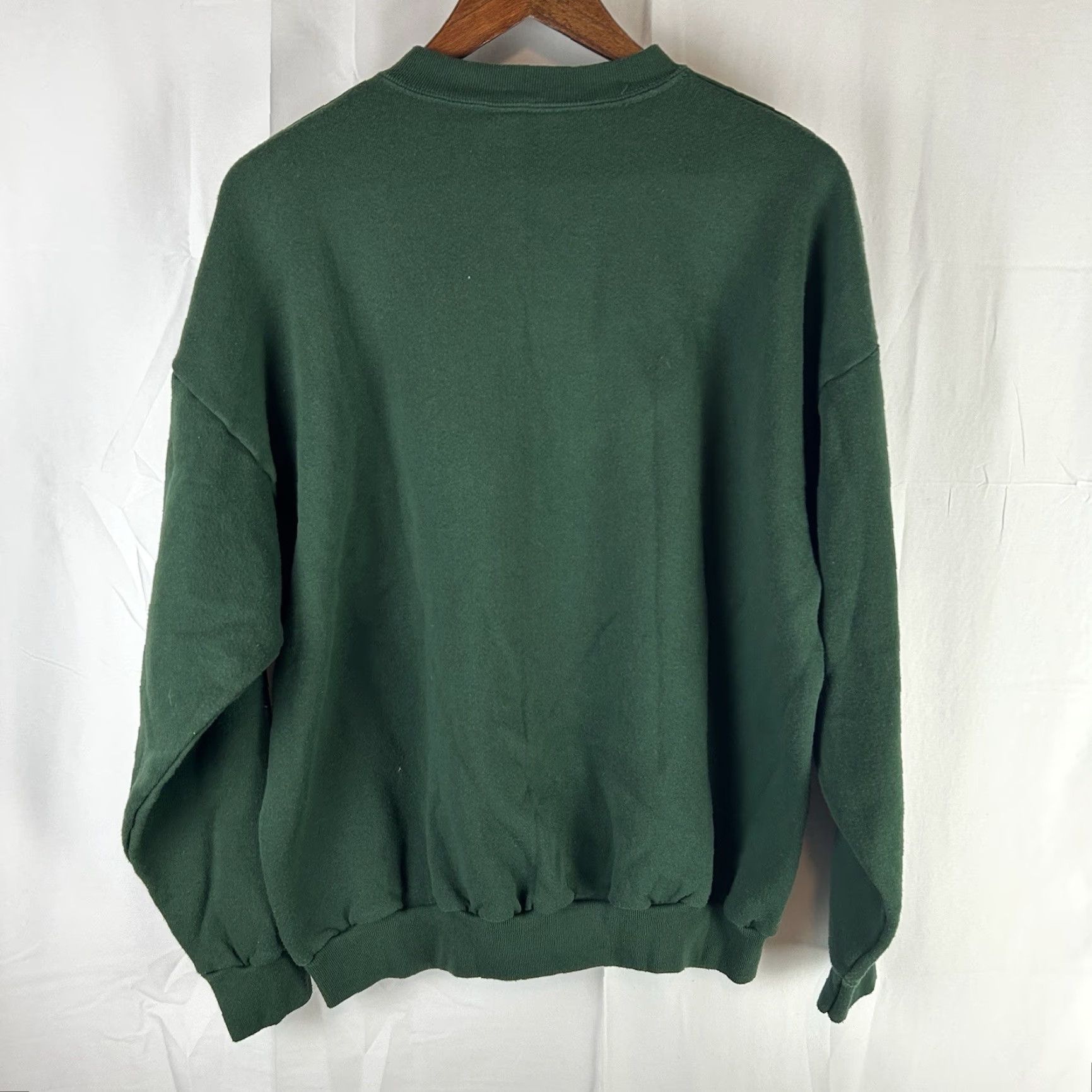 Tultex VINTAGE Tultex Maximum Sweats Crewneck Sweatshirt USA Made 90s Green XL Unisex Adults Pullover Sweatshirt Crew Neck 80s 90s Retro Vintage Montana Size US XL / EU 56 / 4 - 7 Thumbnail