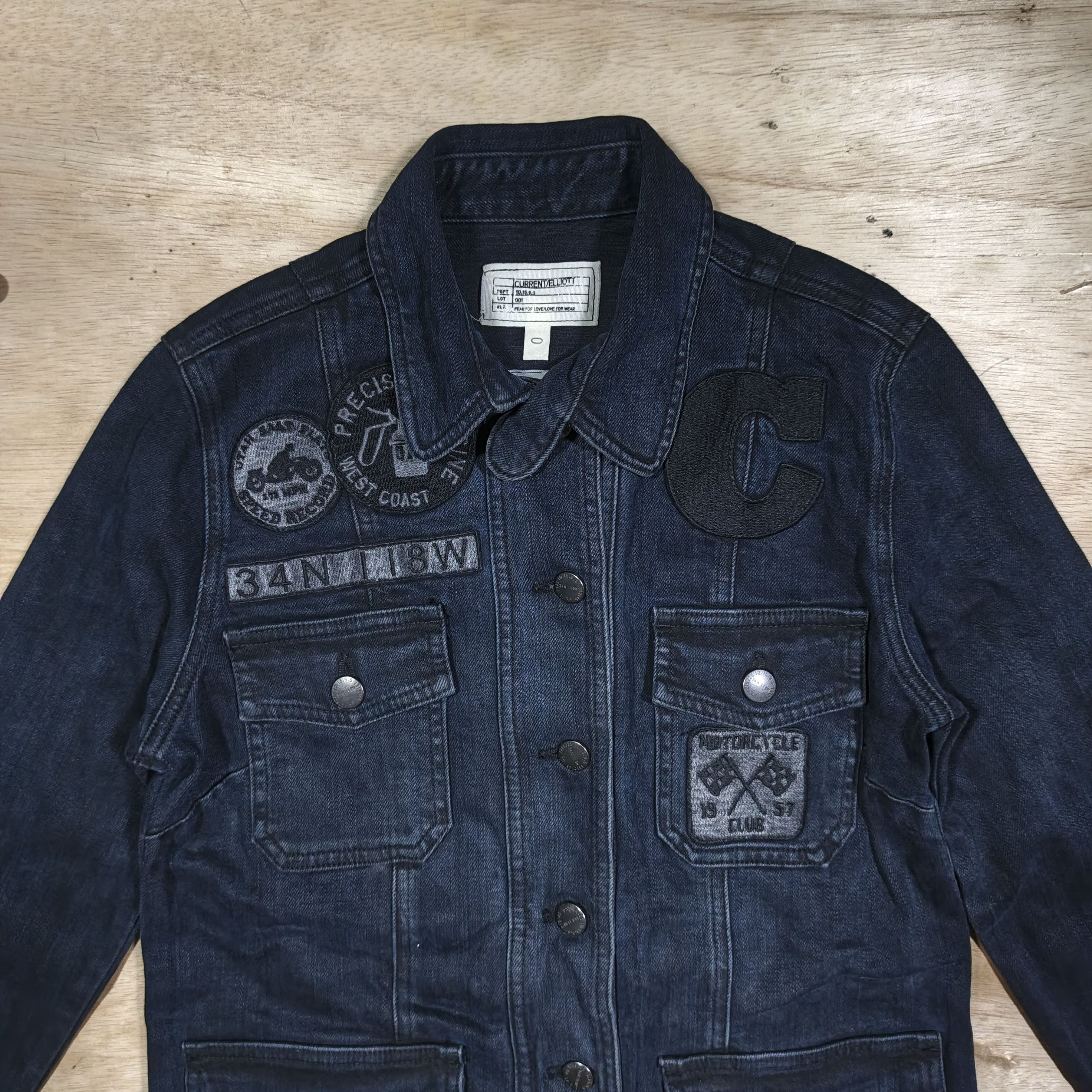 Current/Elliot NWT Current/Elliott The Commander Denim Jacket Size US M / EU 48-50 / 2 - 2 Thumbnail