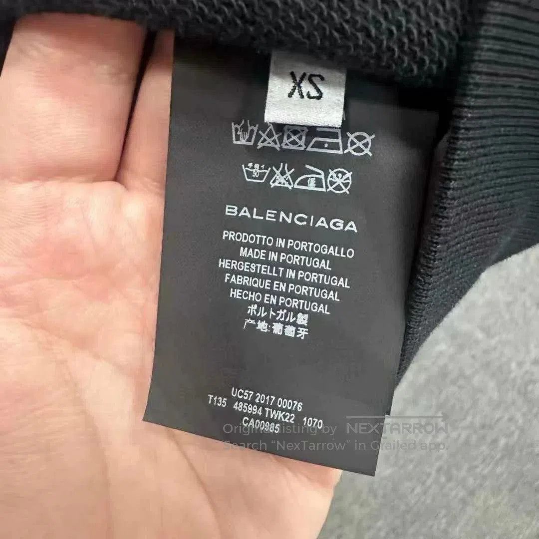 Balenciaga Balenciaga Homme OS XS Hoodie. Size US XS / EU 42 / 0 - 3 Thumbnail
