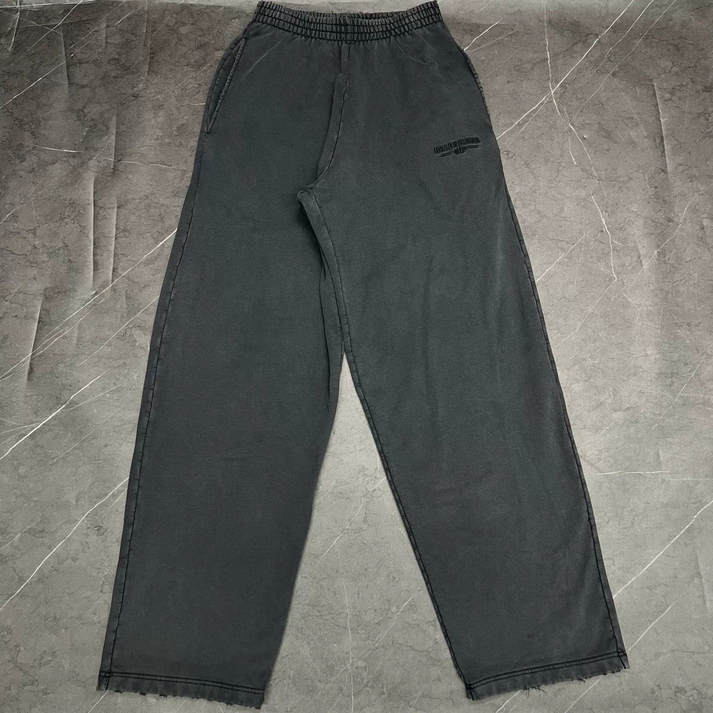 Balenciaga Balenciaga Retro Embroidered Black Sweatpants XXS Women Size 22" - 1 Thumbnail
