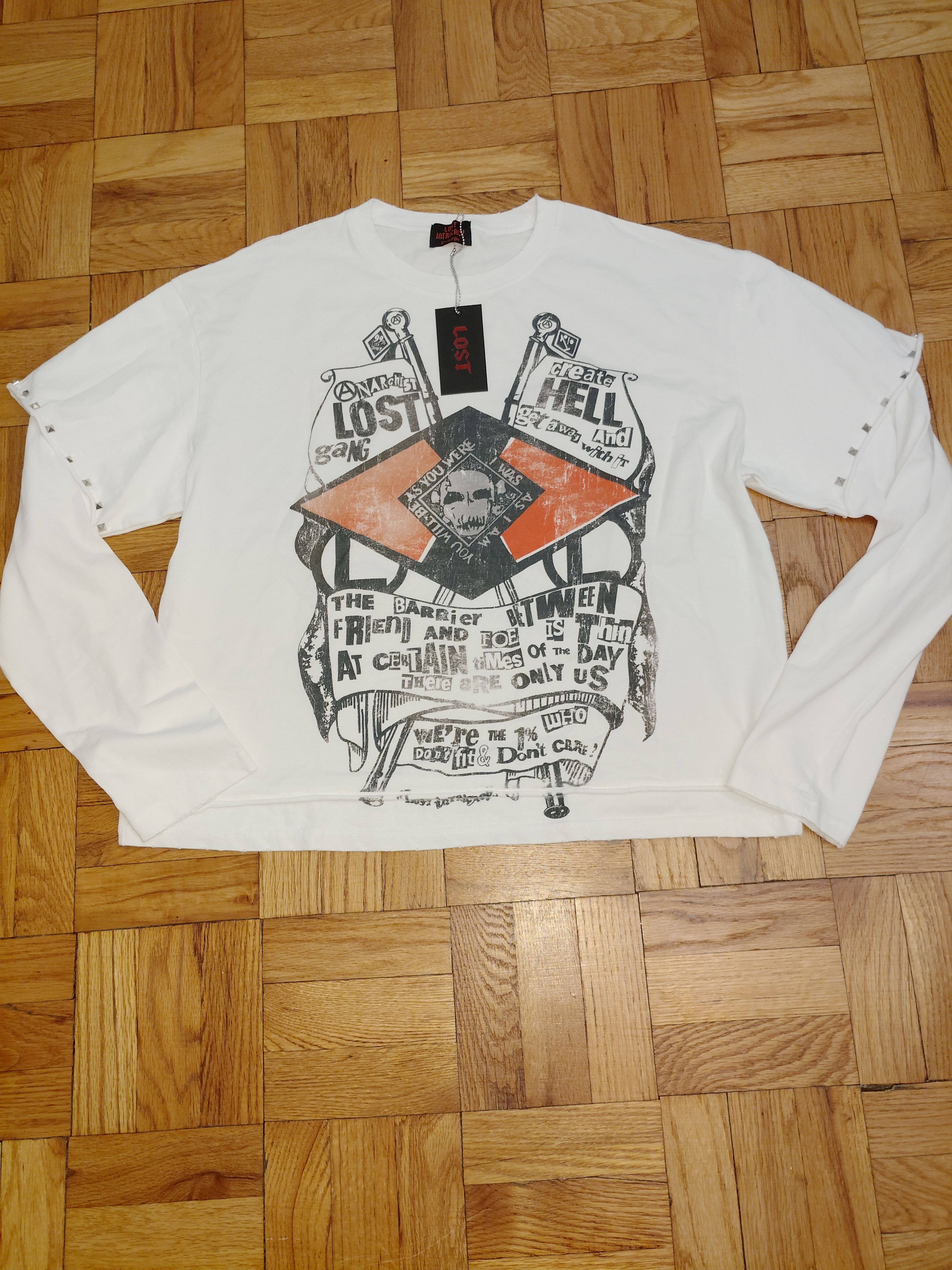 LOST INTRICACY Lost Intricacy White Westwood Long Sleeve Size Medium Size US XL / EU 56 / 4 - 9 Thumbnail