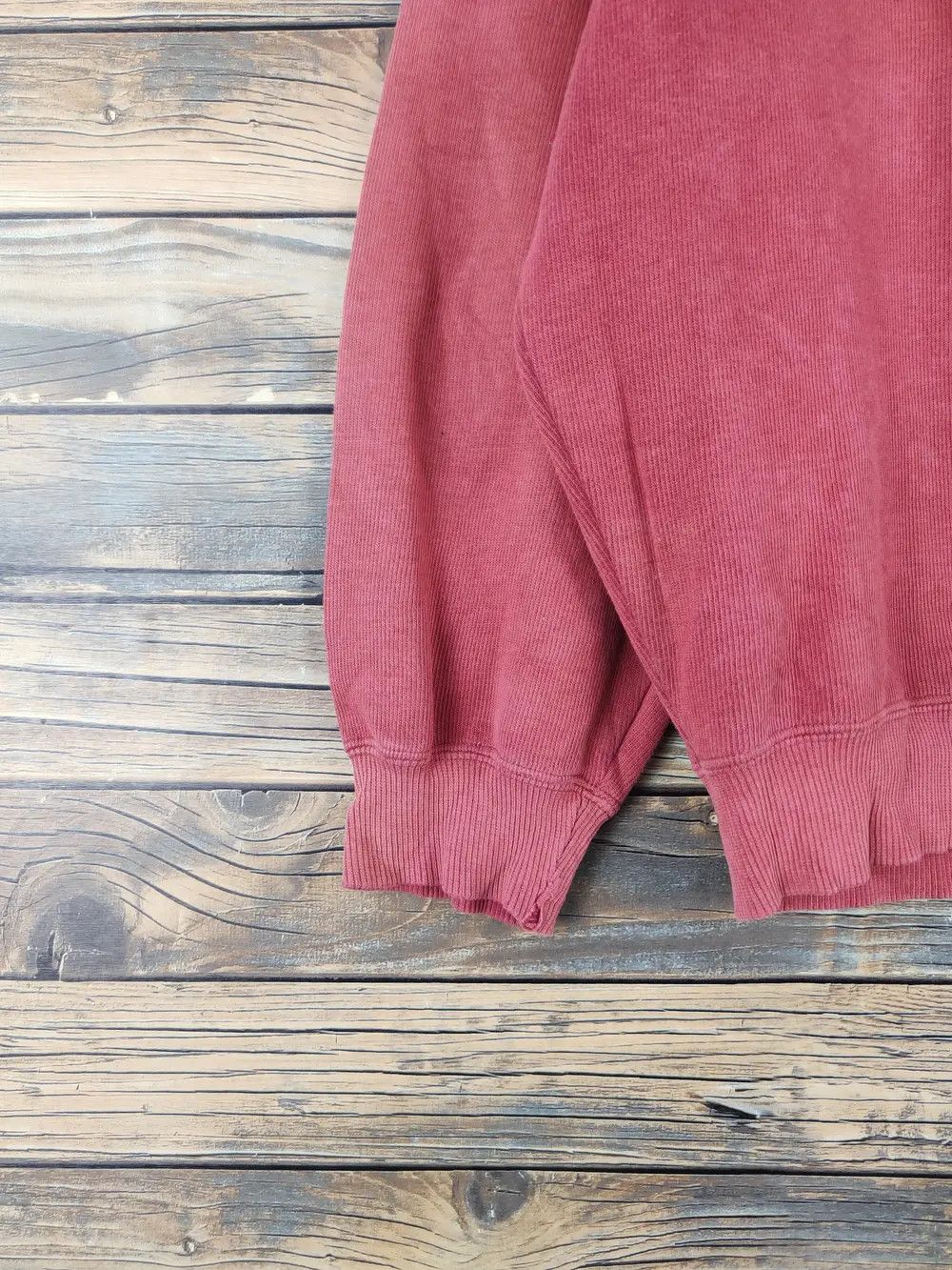 Gianni Valentino Gianni Valentino Red Faded vintage Sweatshirts #W2041 Size US L / EU 52-54 / 3 - 11 Thumbnail