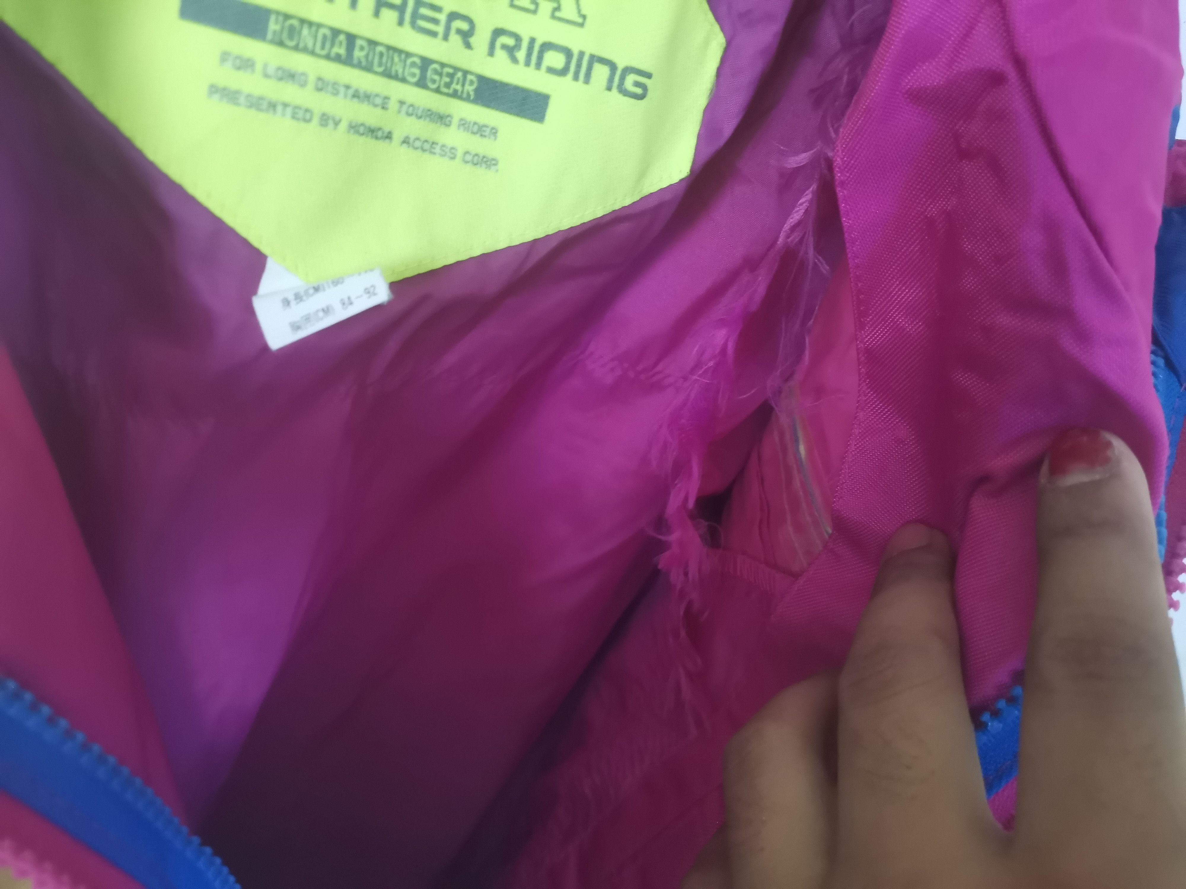 Honda Rare Honda jacket all weather Riding multicolour jacket Size US M / EU 48-50 / 2 - 6 Thumbnail
