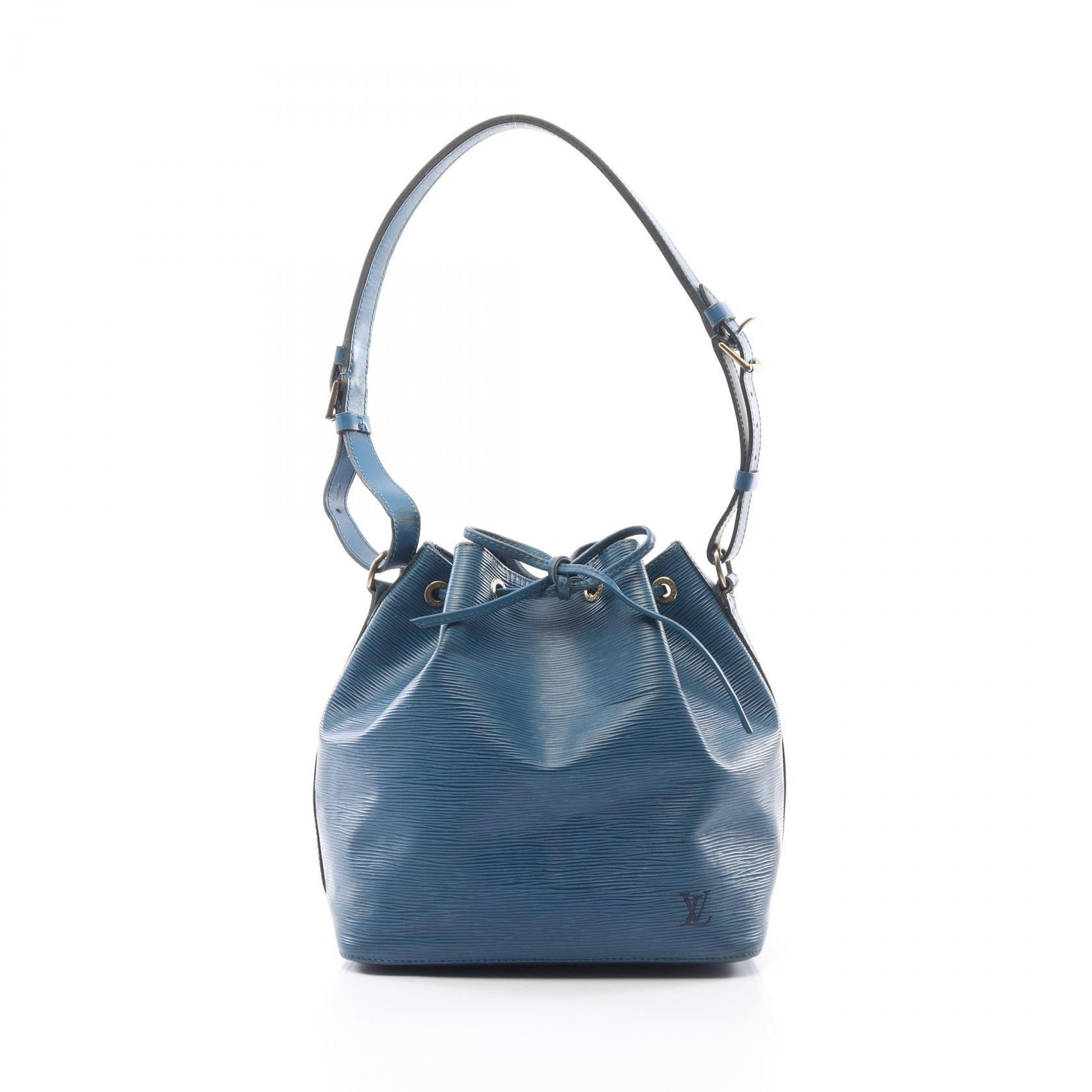 Louis Vuitton Louis Vuitton Petit Noe Epi Shoulder Bag Leather Shoulder Bag M44105 in Blue, Women's