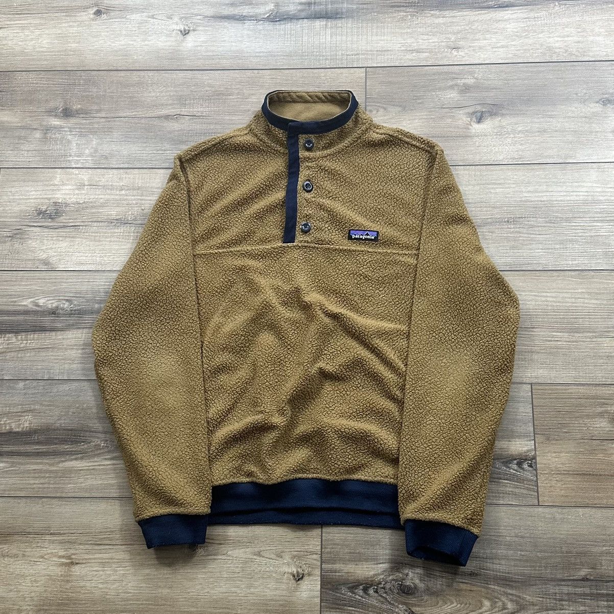 Vintage 2000s Patagonia Shearling Button Fleece Pullover