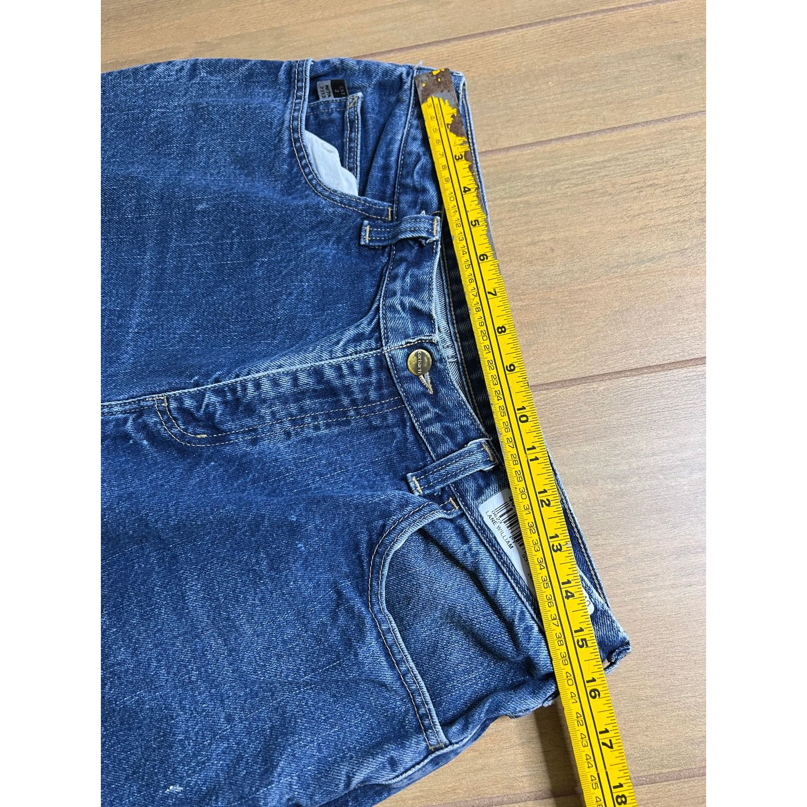 Carhartt Vintage Carhartt FR Jeans Mens 34x30 Blue Denim Utility Work Size US 34 / EU 50 - 6 Thumbnail