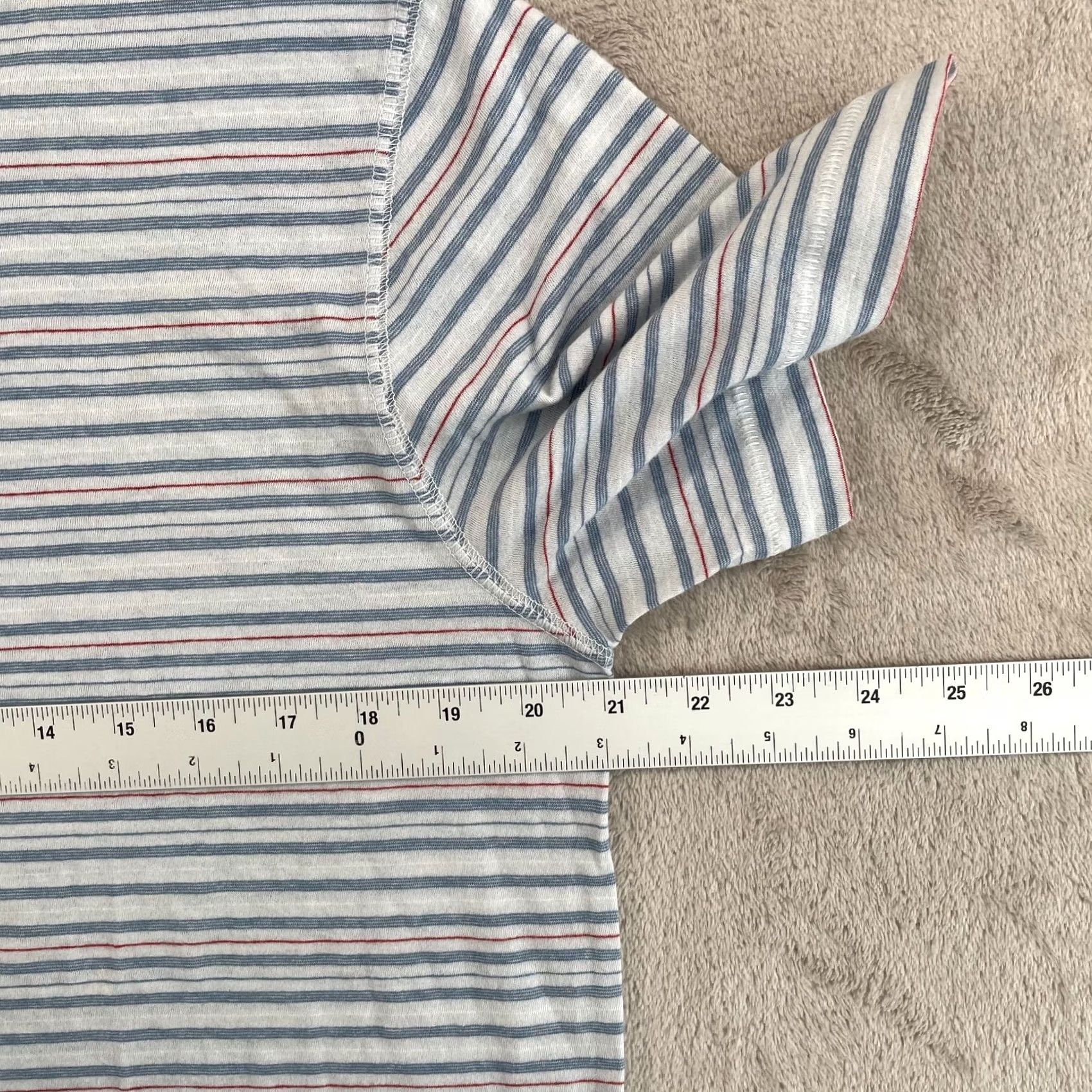 Billy Reid VINTAGE Billy Reid Henley Shirt Men M Grey Multi Striped Blade Collar NWOT 148 Size US M / EU 48-50 / 2 - 5 Thumbnail