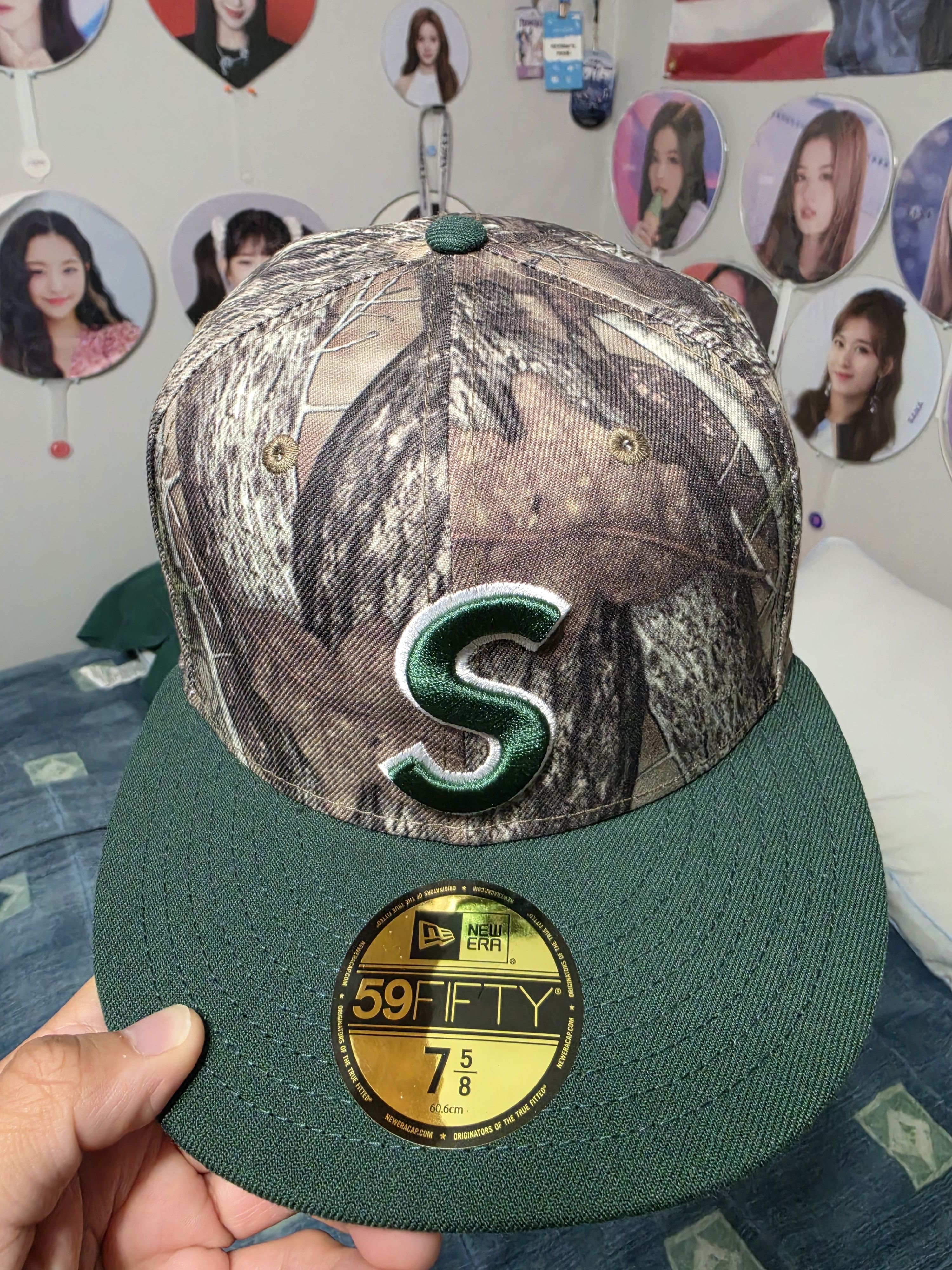 supreme reaper s logo new era カモ 7 3/4 Supreme x New Era Reaper S Logo Fitted Hat Camo 7 3/4