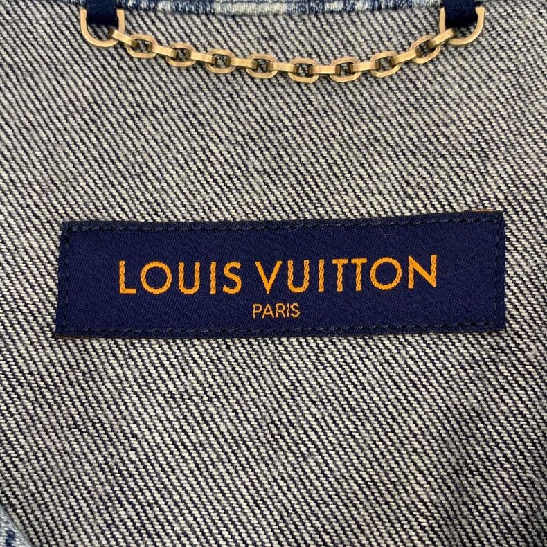 Louis Vuitton Louis Vuitton Blue floral logo full print cotton lapel sin Size US M / EU 48-50 / 2 - 5 Thumbnail