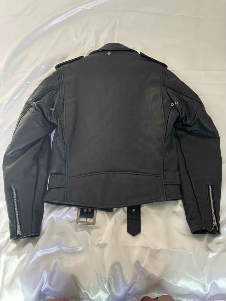 Schott Schott Leather coat Size US XXS / EU 40 - 5 Thumbnail