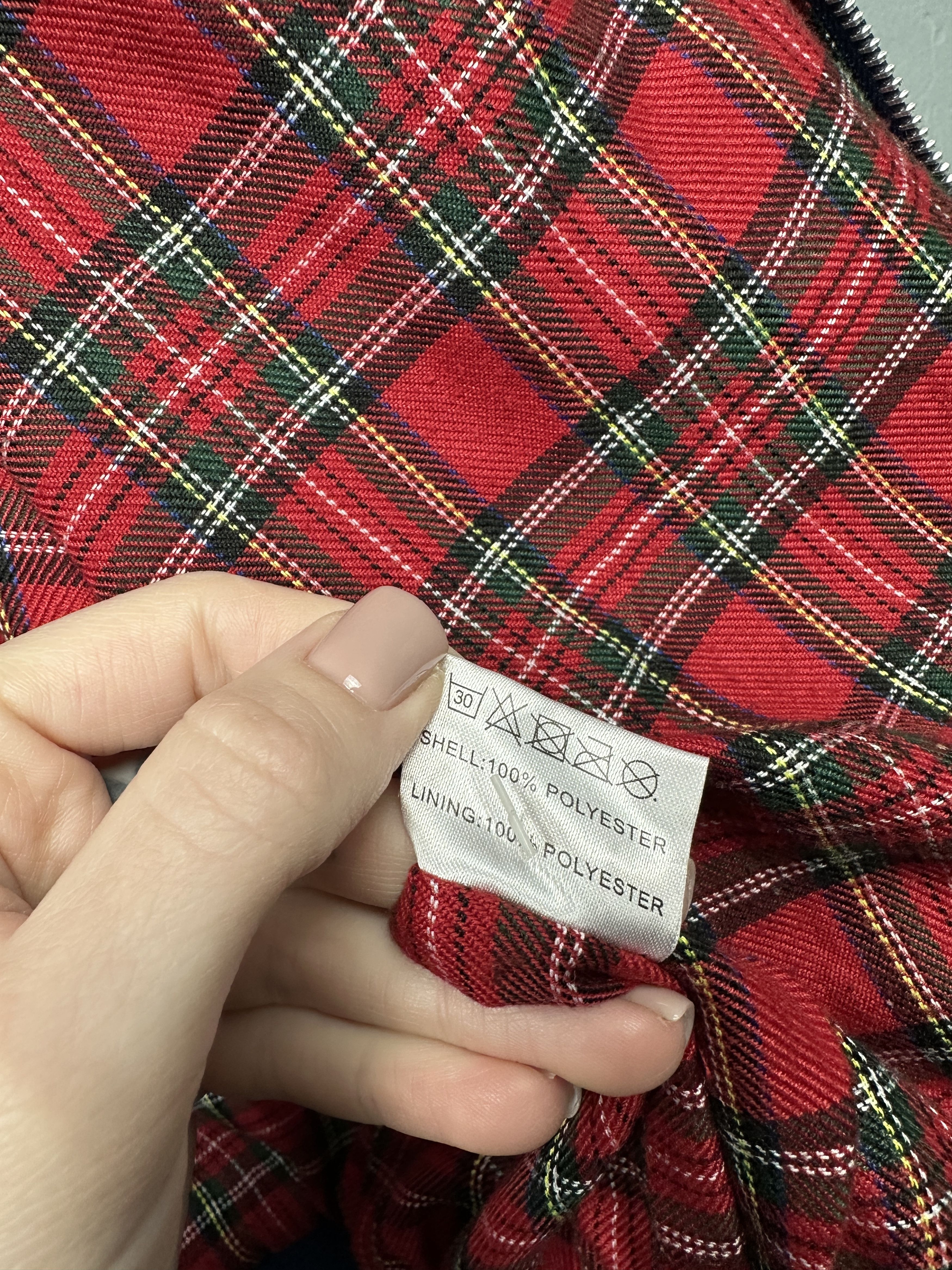 New England Outerwear × Vintage Vintage England Plaid Lined Collared Bomber Jacket Size US XL / EU 56 / 4 - 5 Thumbnail