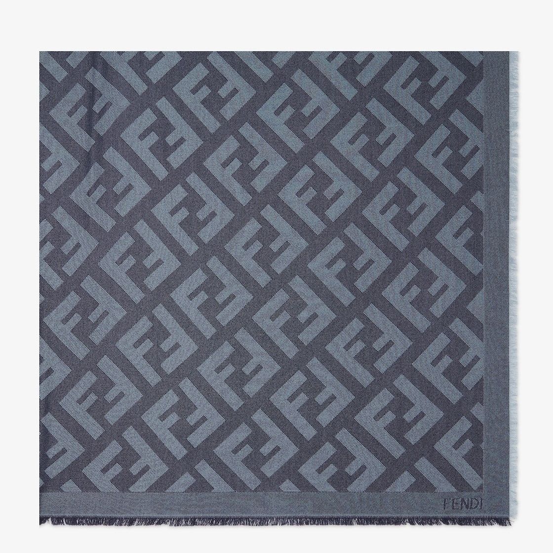 Fendi o1s1wg111224 Size: OS / FF Scarf in Navy Blue Size ONE SIZE - 1 Thumbnail