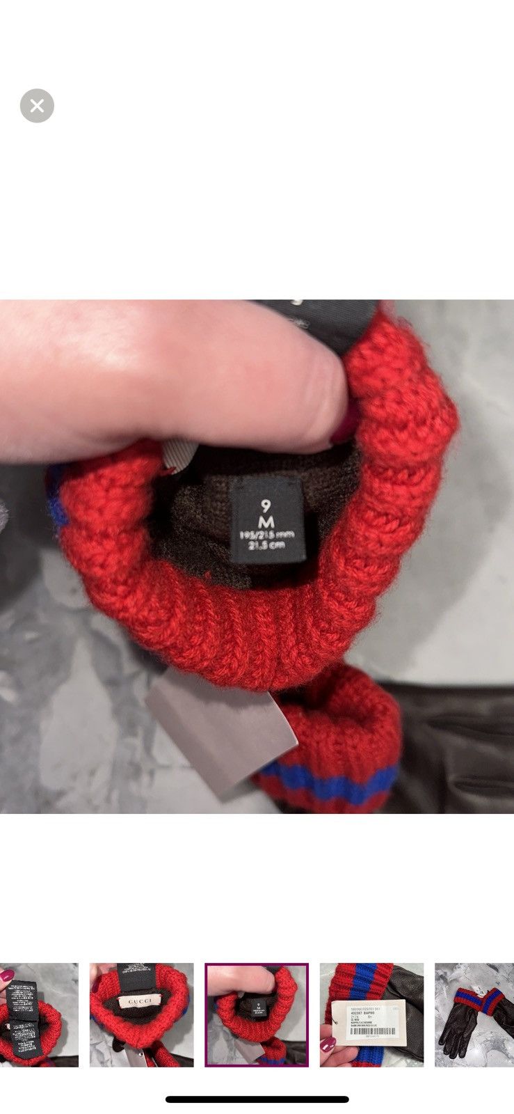 Gucci Gucci gloves Size ONE SIZE - 5 Thumbnail
