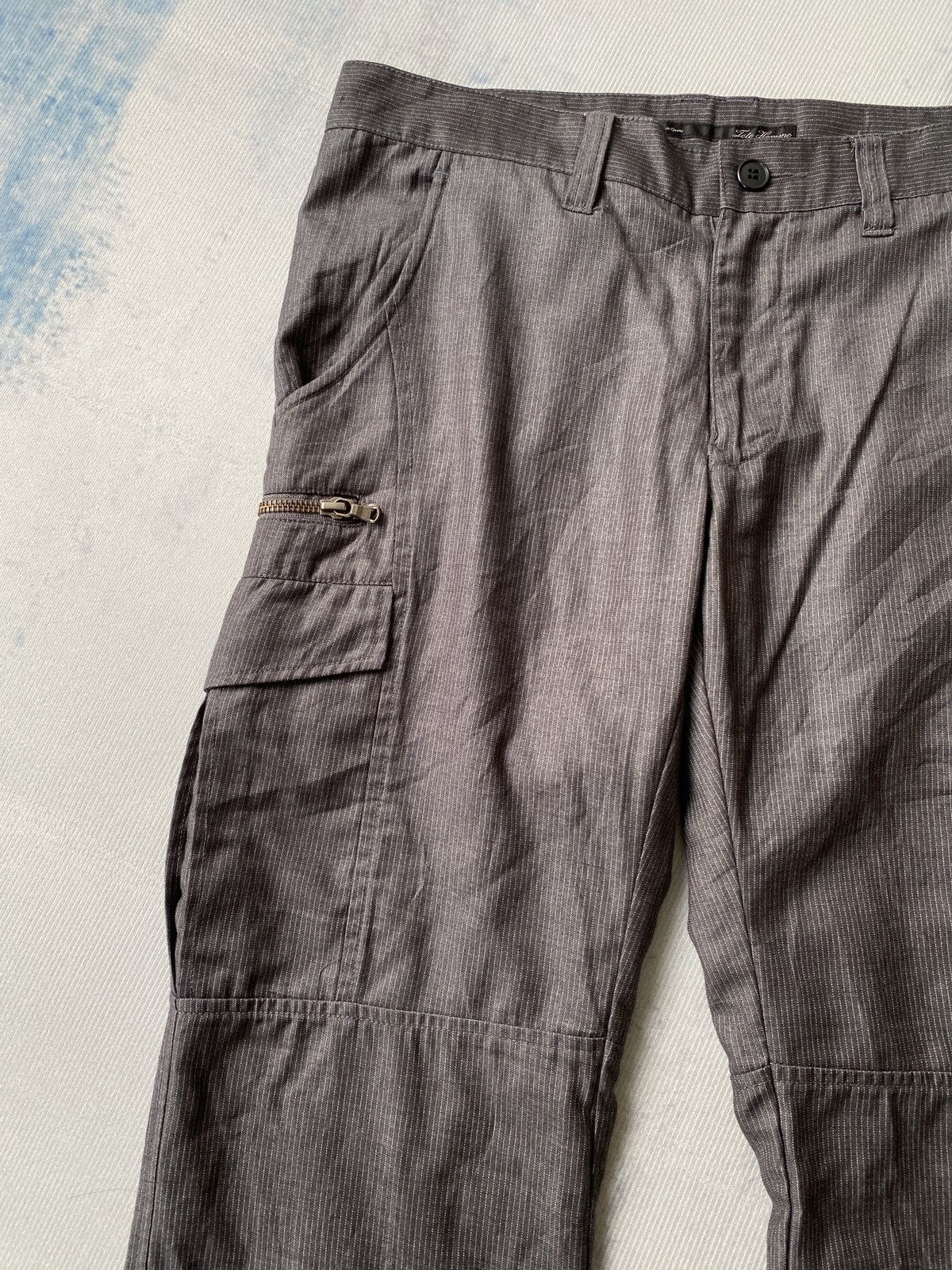 Japanese Brand Tete Homme Kazutaka Kato Flare Cargo Pant Size US 32 / EU 48 - 6 Thumbnail
