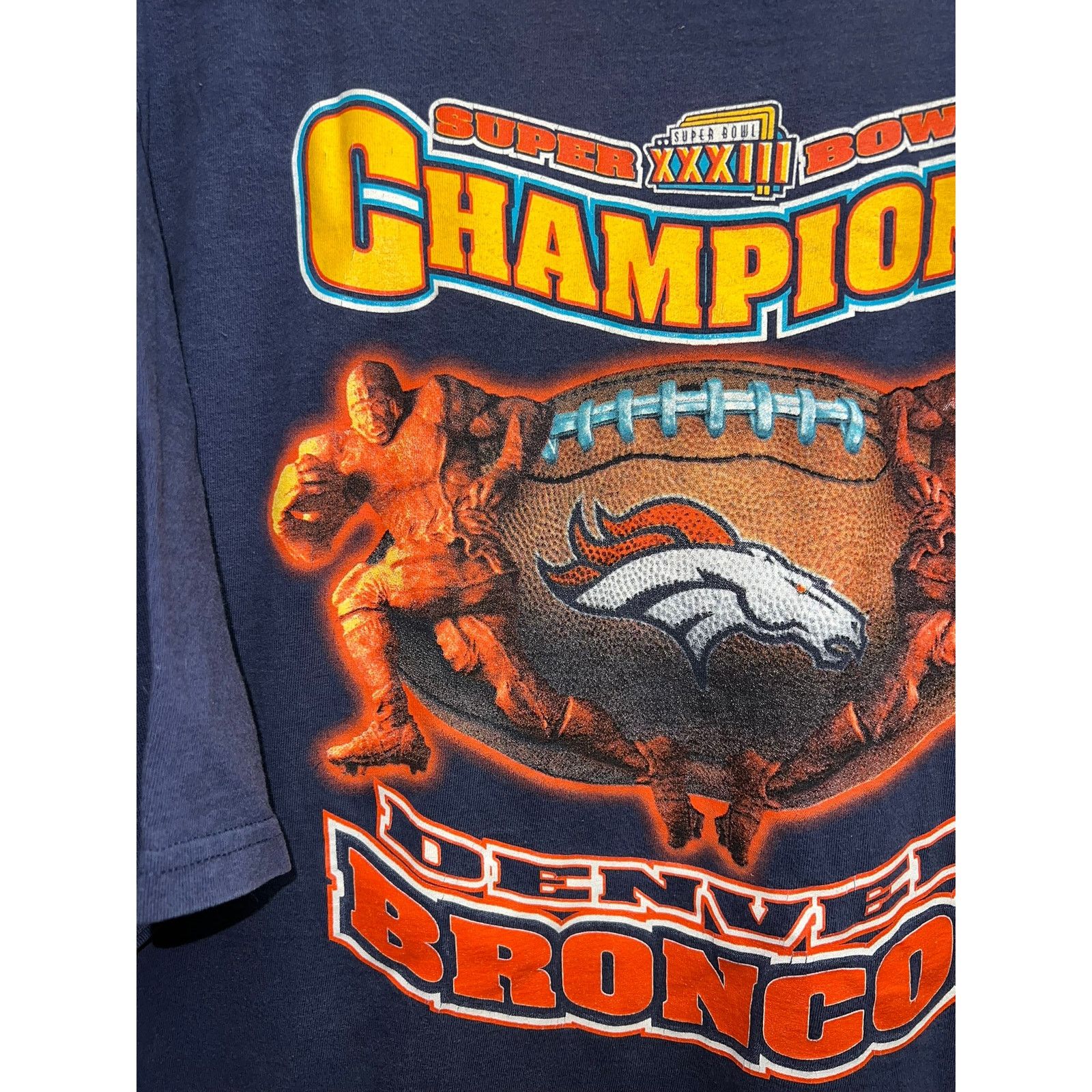 Starter Vintage Super Bowl Denver Broncos Shirt 33 Tee 90s XL Size US XL / EU 56 / 4 - 3 Thumbnail