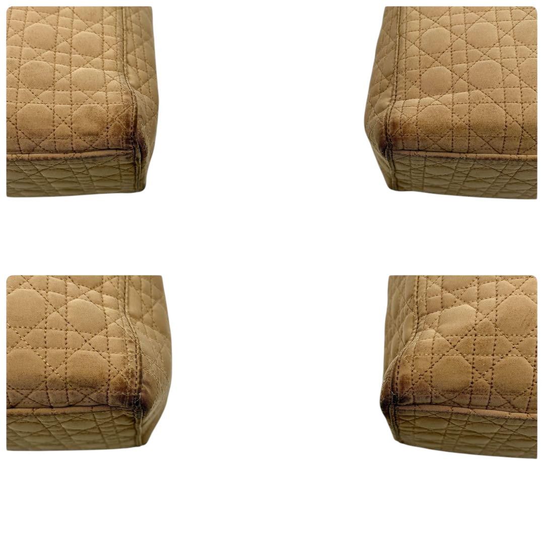 Dior Dior - Lady Dior Handbag Beige Quilted Gold Charm Vintage Size ONE SIZE - 5 Thumbnail