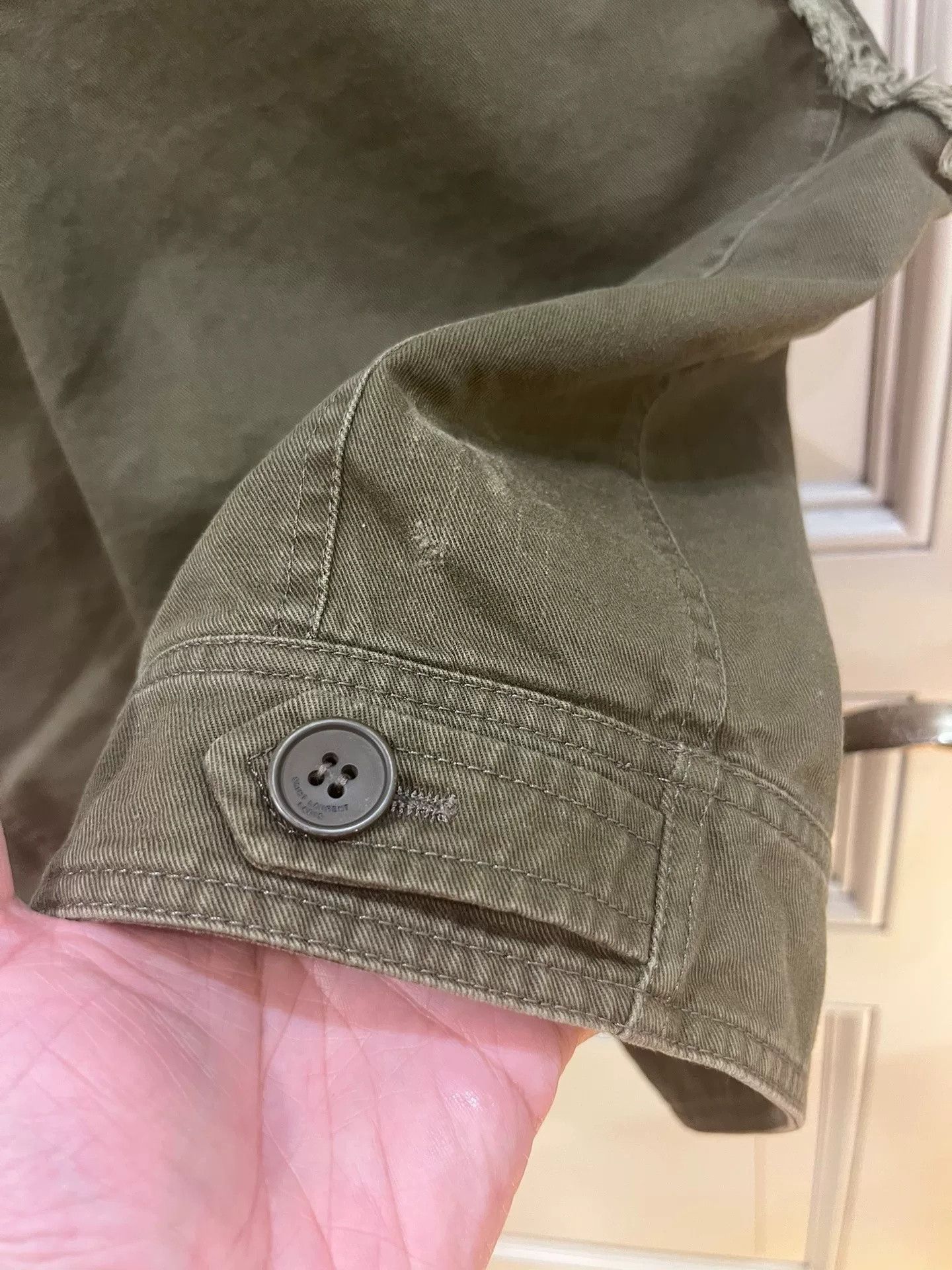 Saint Laurent Paris Saint Laurent SLP Distressed Denim Vest Size US S / EU 44-46 / 1 - 8 Thumbnail