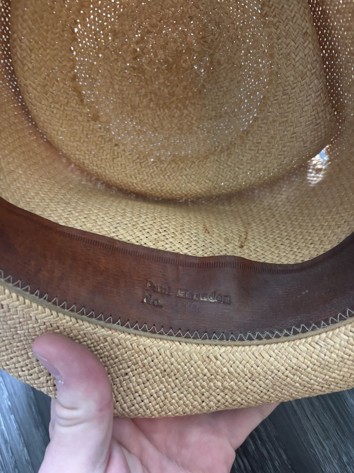 Paul Harnden Shoemakers Paul Harnden no 28/35 Hat Size ONE SIZE - 4 Thumbnail