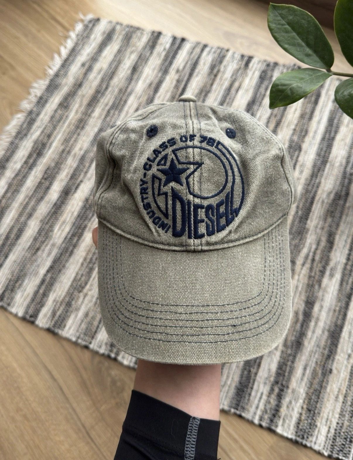 Diesel Diesel Vintage RARE Embroidered Logo Avant Garde 90s Cap Hat Size ONE SIZE - 2 Thumbnail