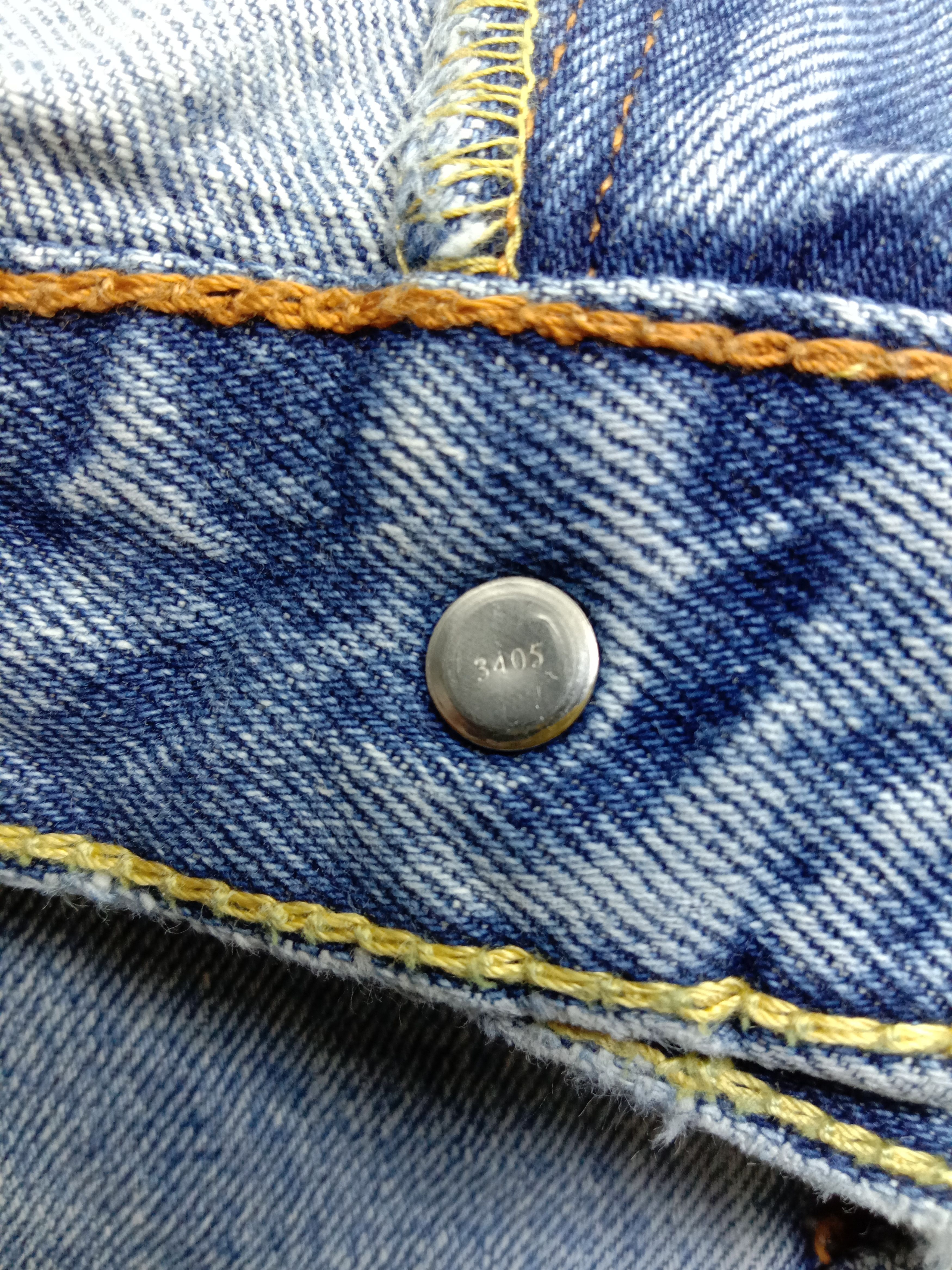 Levi's Vintage Levi's 505 Jeans Blue Wash Regular Fit Denim Size US 35 - 10 Thumbnail