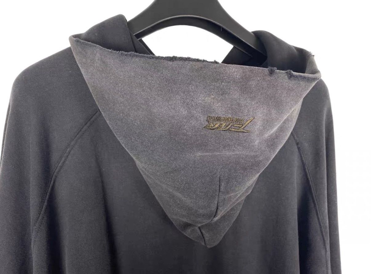 FAR FROM WHAT Far Archive Vintage Washed Black Zip-Up Hoodie J31 Size US XS / EU 42 / 0 - 4 Thumbnail