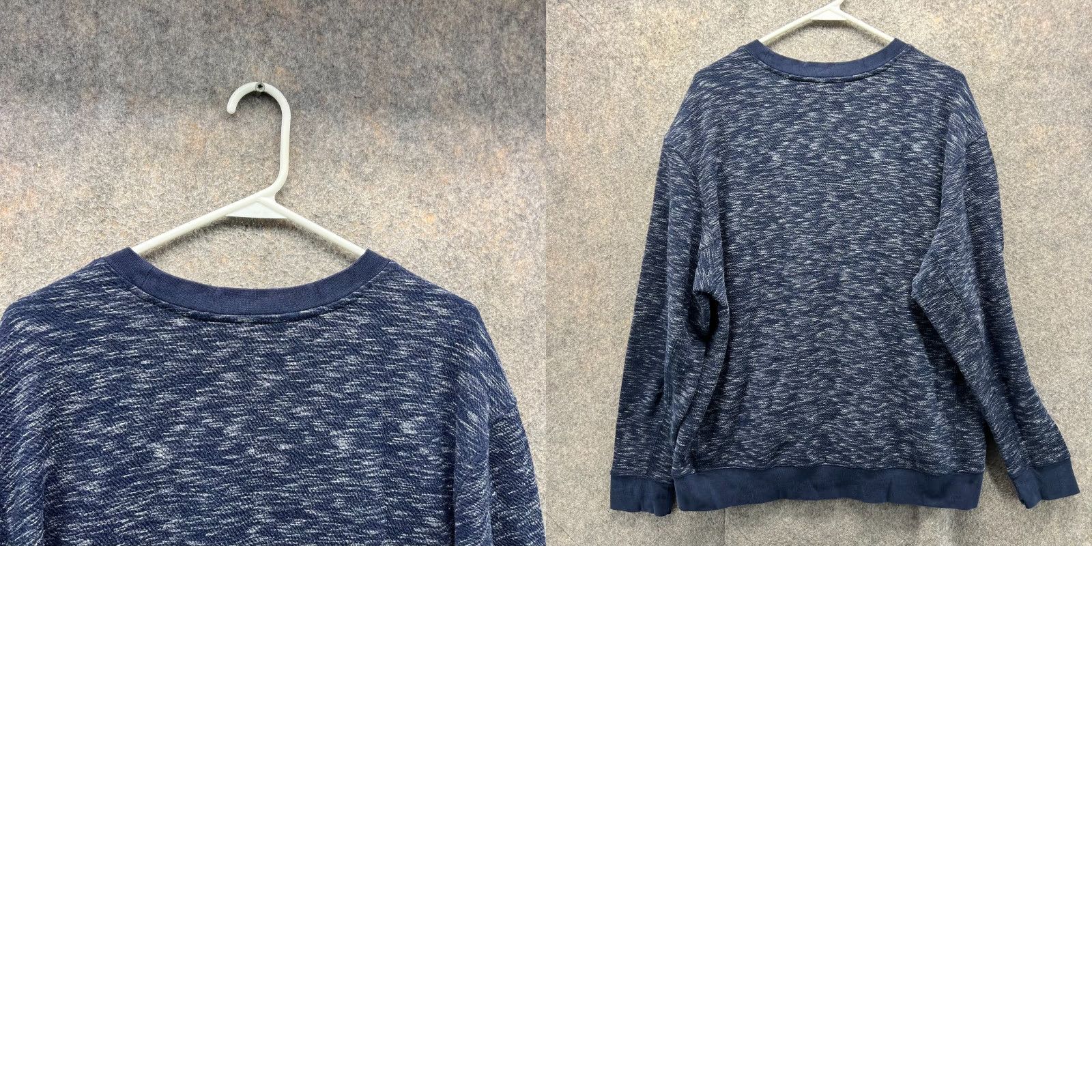 Orvis VINTAGE Orvis Sweater Mens Medium Blue Navy Fleece Crewneck Pullover Cotton Shirt Size US M / EU 48-50 / 2 - 9 Thumbnail