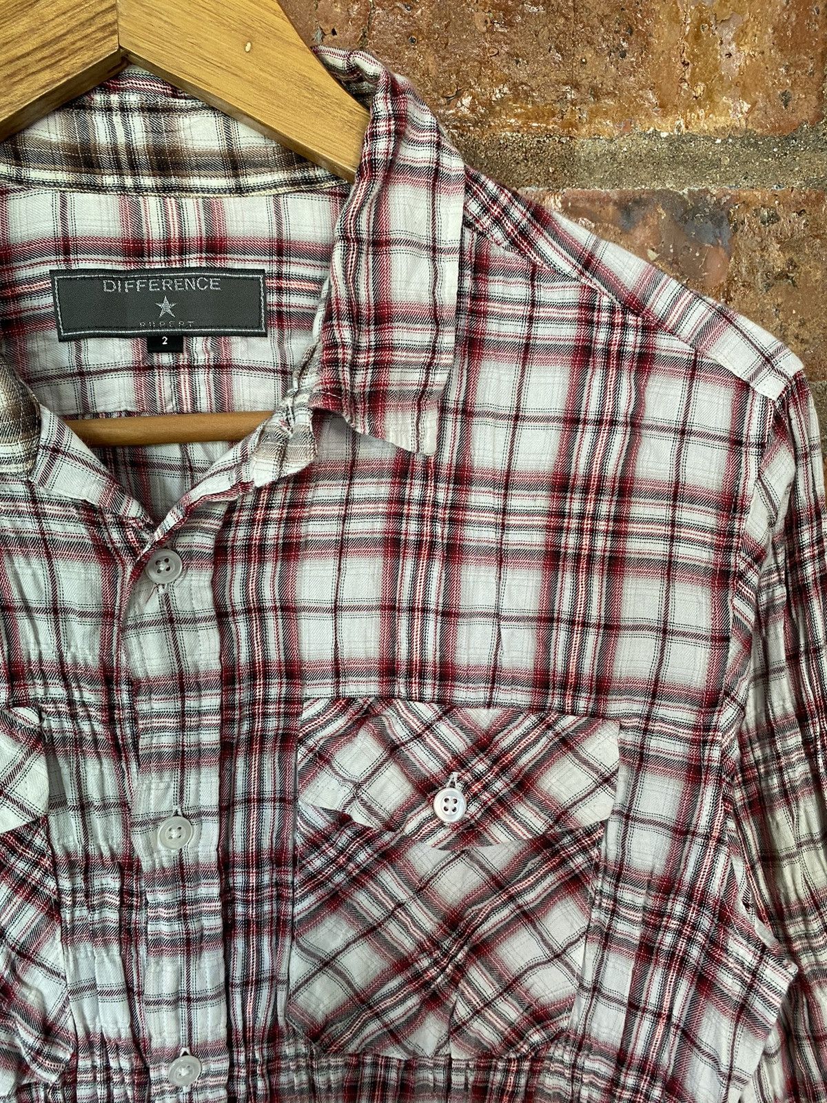 Isamu Katayama Backlash Vtg Edge Rupert wrinkles checked flannel Size US S / EU 44-46 / 1 - 5 Thumbnail