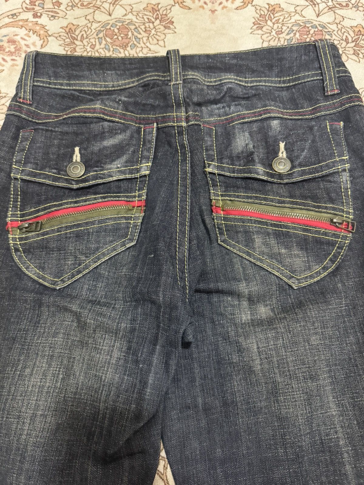 If Six Was Nine × Japanese Brand × Vintage Vintage Wavelist Flare Bootcut Jeans Size US 31 - 6 Thumbnail