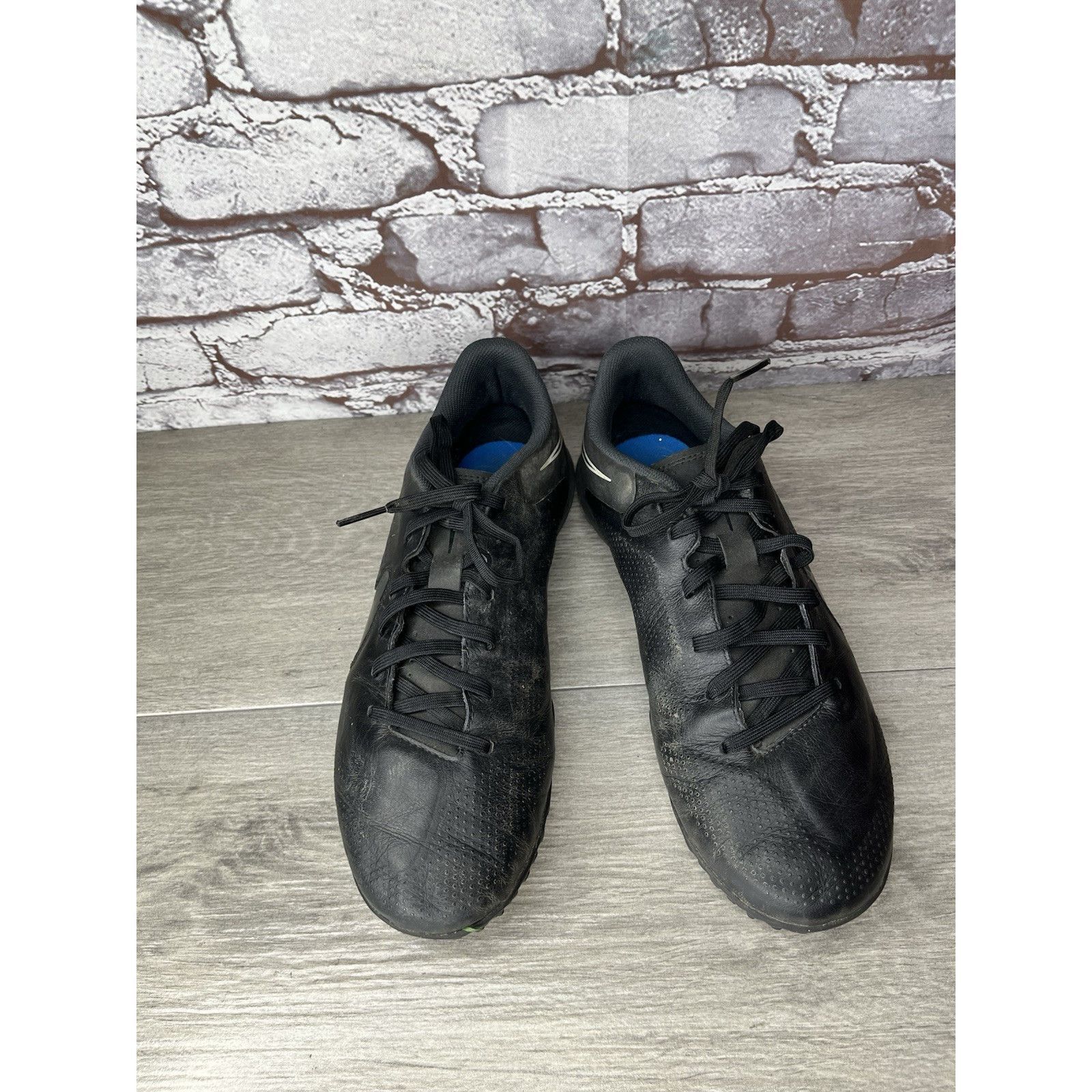 Nike Nike Tiempo Legend 9 Academy TF Black Grey Soccer Shoes Men Size US 8.5 / EU 41-42 - 3 Thumbnail