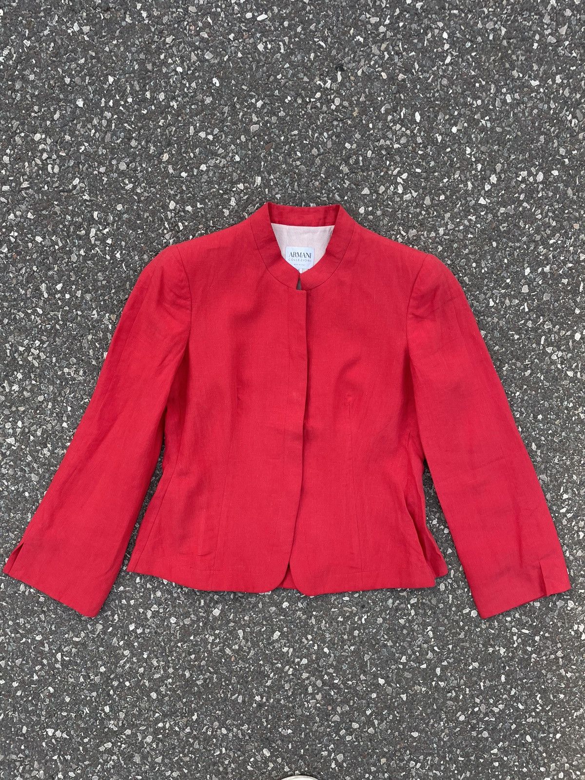Armani Collezioni Armani Collezioni Jacket Coat Red Size M / US 6-8 / IT 42-44 - 1 Thumbnail