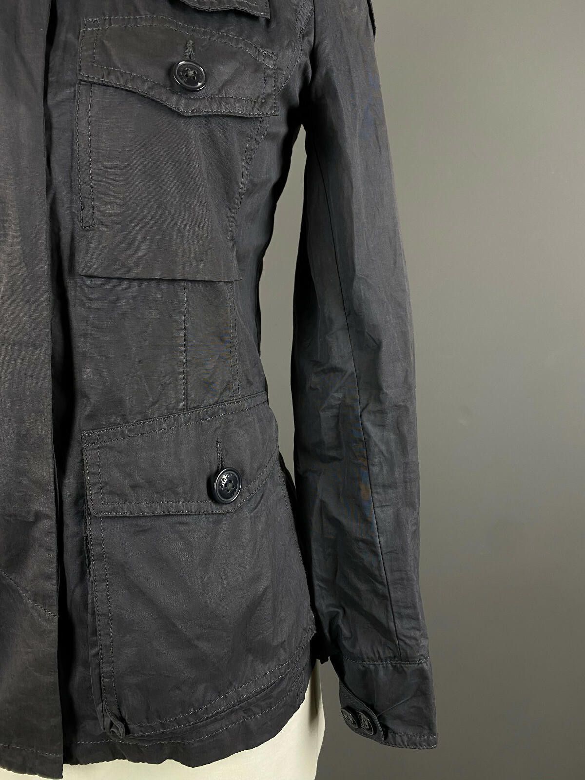 Eddie Bauer Ladies Blauer USA Black Button Down Nylon Jacket Size S Size S / US 4 / IT 40 - 7 Thumbnail