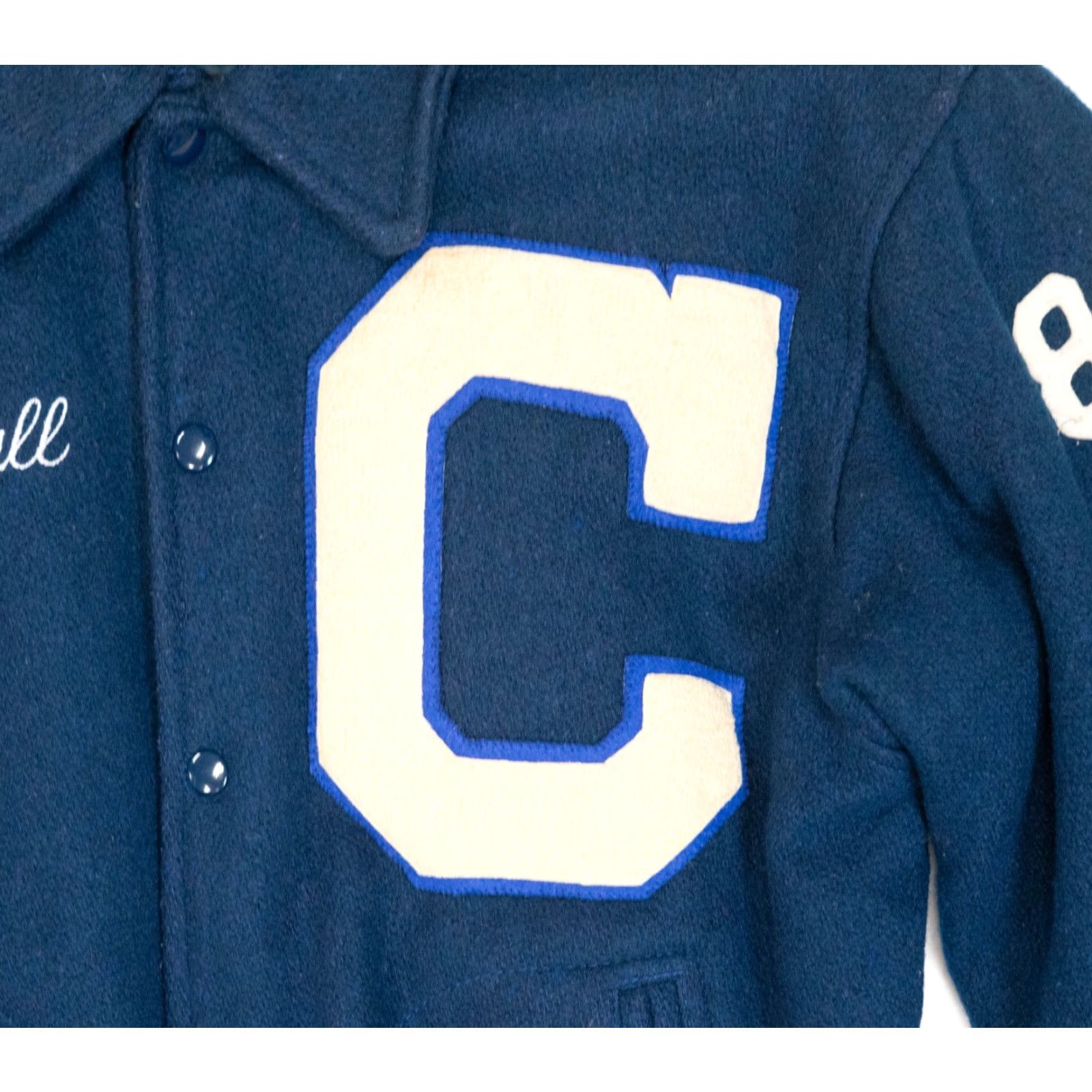 Vintage VINTAGE Fordham Wool Varsity Jacket Mens M Blue 42 Size US M / EU 48-50 / 2 - 5 Thumbnail
