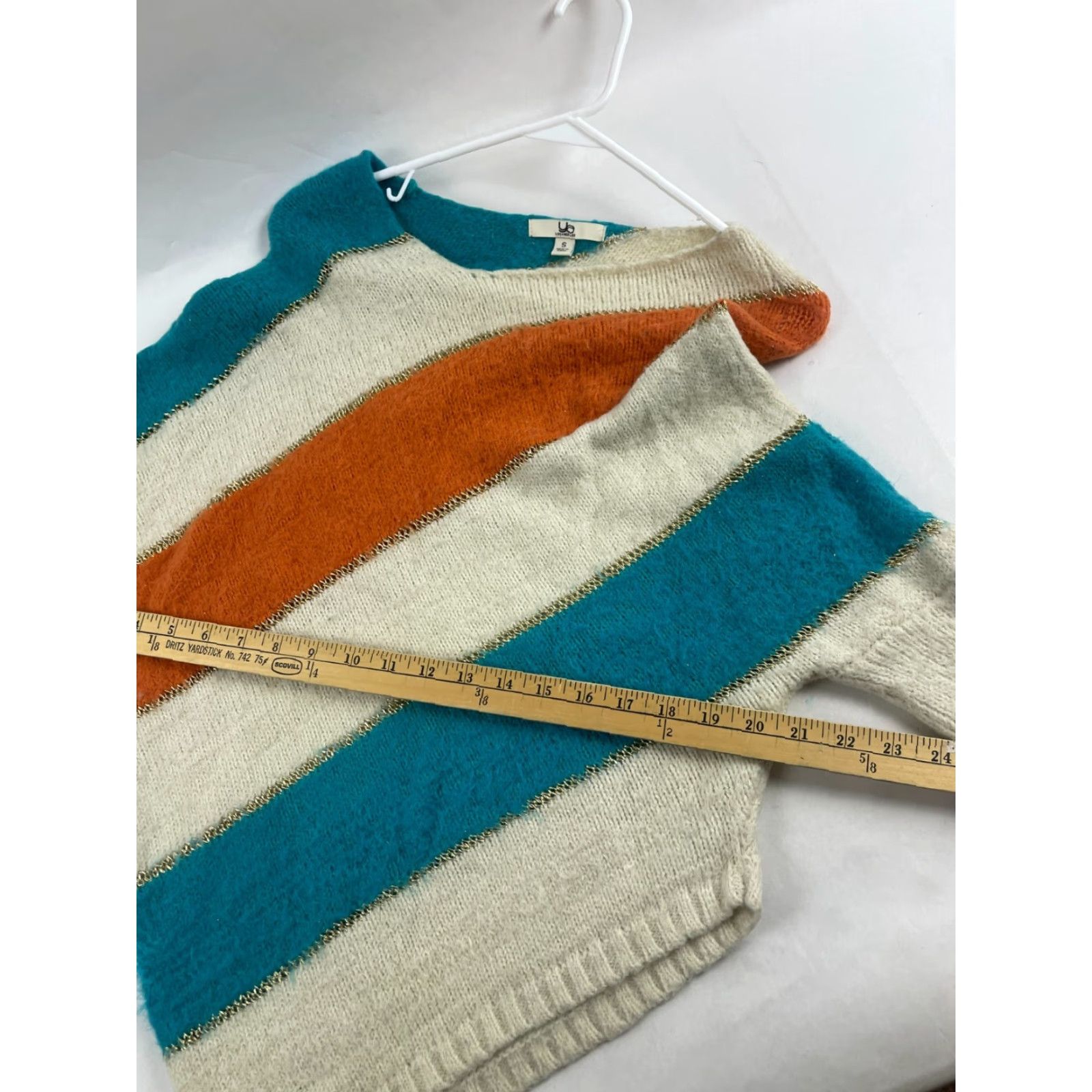 MISA Los Angeles Ya Los Angeles Sweater Womens Small Orange Tan Gold Dolman Sleeve Pullover Sweatshirt Size S / US 4 / IT 40 - 4 Thumbnail