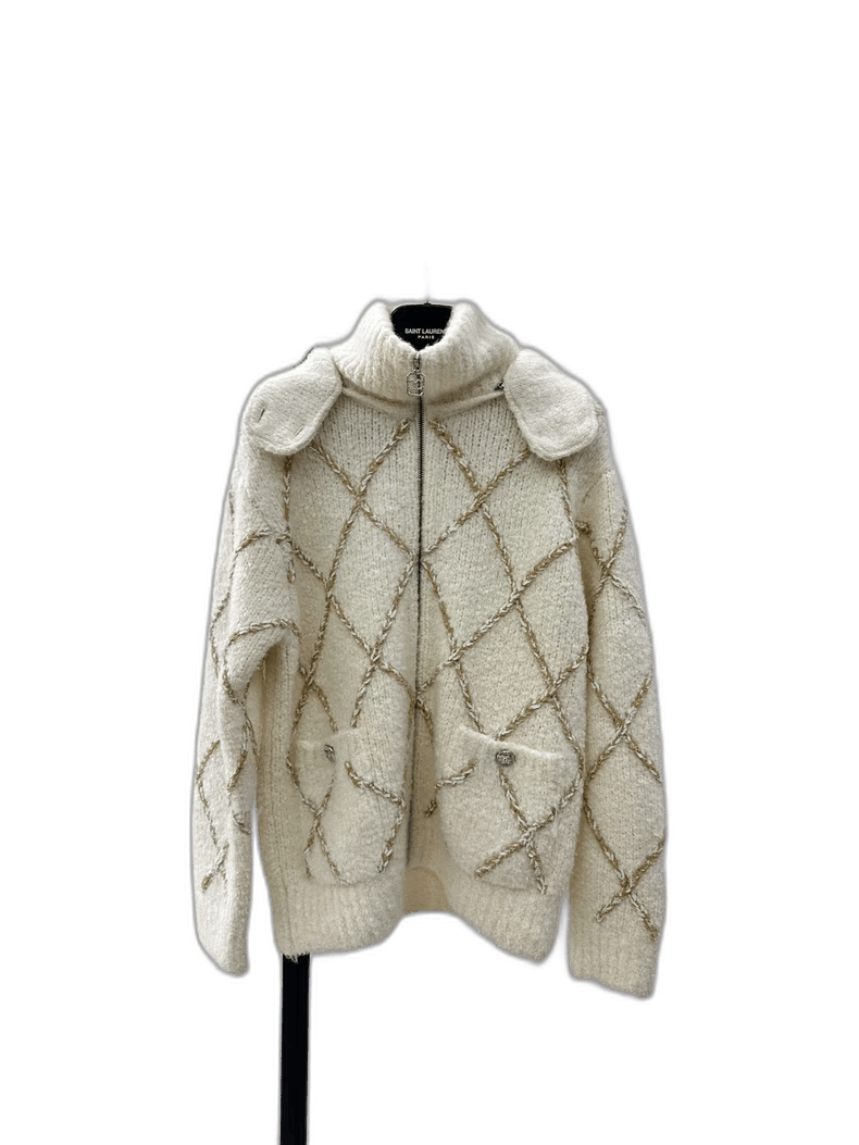 Chanel Chanel Teddy Hooded Outerwear Jacket Size M / US 6-8 / IT 42-44 - 1 Thumbnail