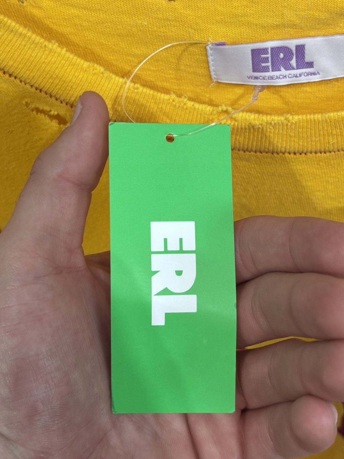 ERL ERL Venice Yellow Tee Size US XXL / EU 58 / 5 - 5 Thumbnail