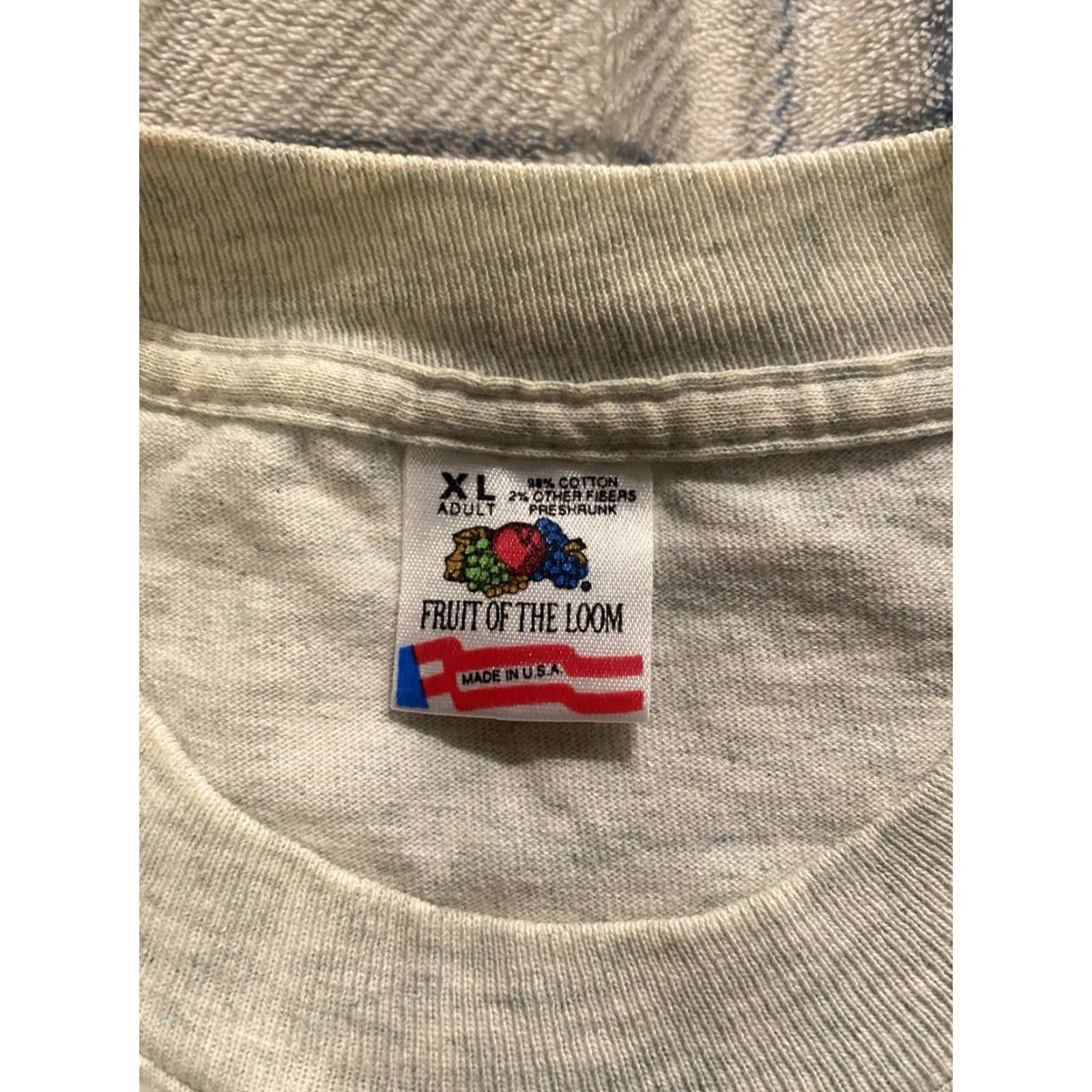 Fruit Of The Loom VINTAGE Fruit of the Loom T-Shirt XL Gray Dream Toymaker’s Dream 80s Theater Graphic Print Double-Sided Mens Shirt Size US XL / EU 56 / 4 - 4 Thumbnail