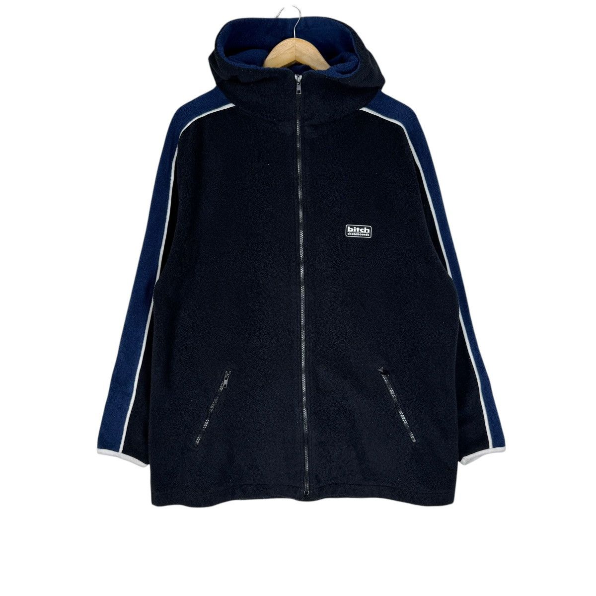 Public Housing Skate Team 🌟BITCH SKATEBOARD HOODIE ZIPPER JACKET Size US L / EU 52-54 / 3 - 2 Thumbnail