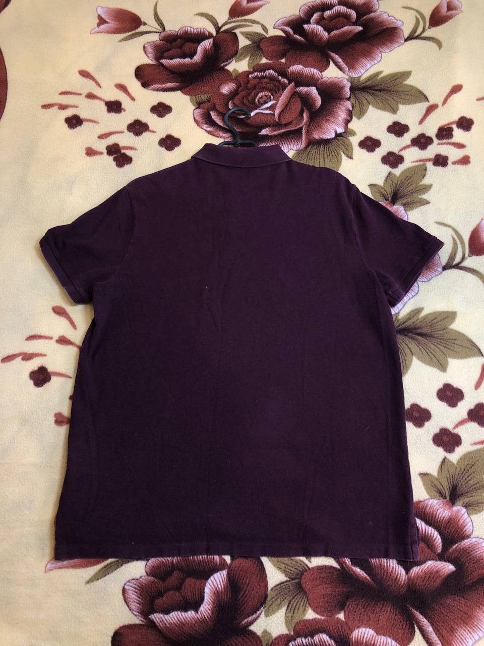 Polo Ralph Lauren Polo Ralph Lauren Custom Slim Polo T Shirt Burgundy Size US L / EU 52-54 / 3 - 3 Thumbnail