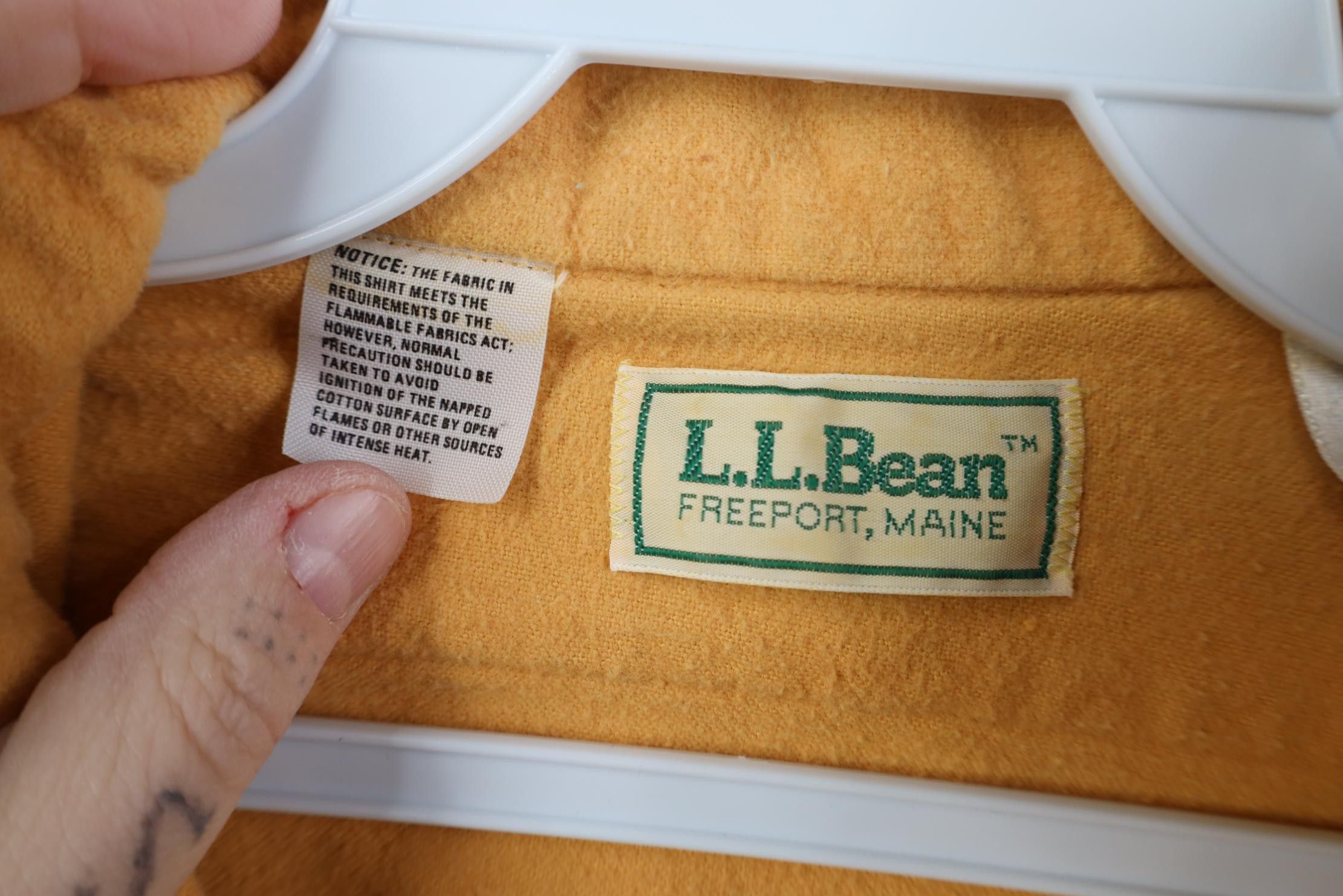 L.L. Bean Vintage 70s LL Bean Chamois Cloth Collared Button Shirt USA Size US M / EU 48-50 / 2 - 8 Thumbnail