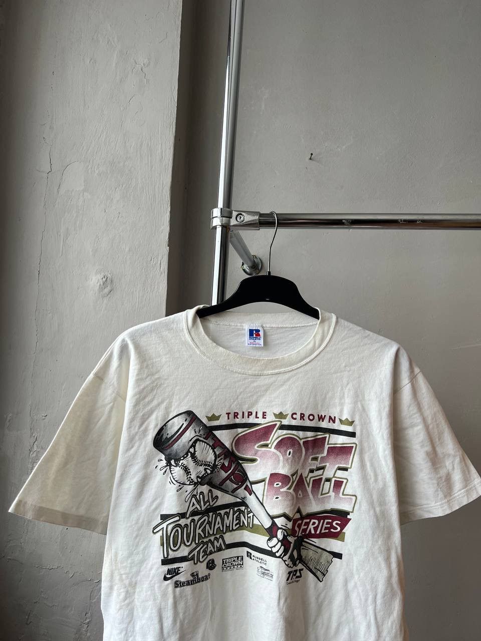 Russell Athletic TRIPLE CROWN SOFT BALL SERIES ALL TOURNAMENT TEAM T SHIRT XL Size US XL / EU 56 / 4 - 3 Thumbnail