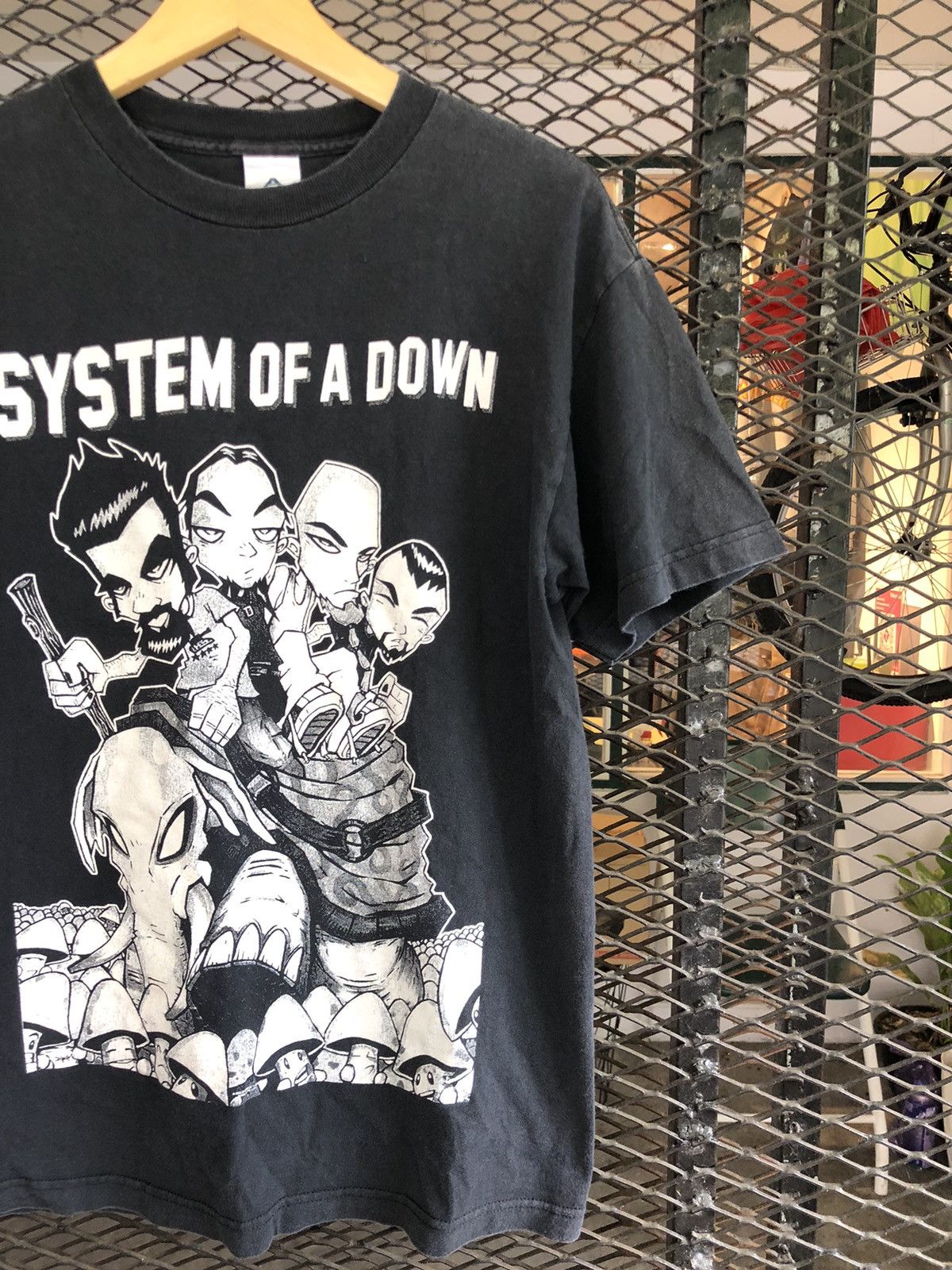 Band Tees × Vintage VINTAGE SYSTEM OF A DOWN TEE SHIRT Size US M / EU 48-50 / 2 - 2 Thumbnail