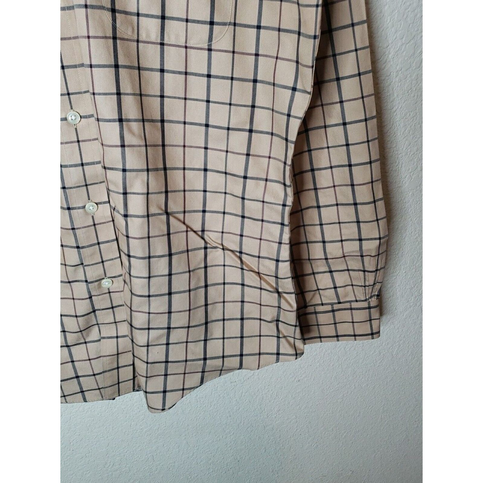 Brooks Brothers BROOKS BROTHERS Button Down Size Medium Checkered Cotton Size US L / EU 52-54 / 3 - 8 Thumbnail