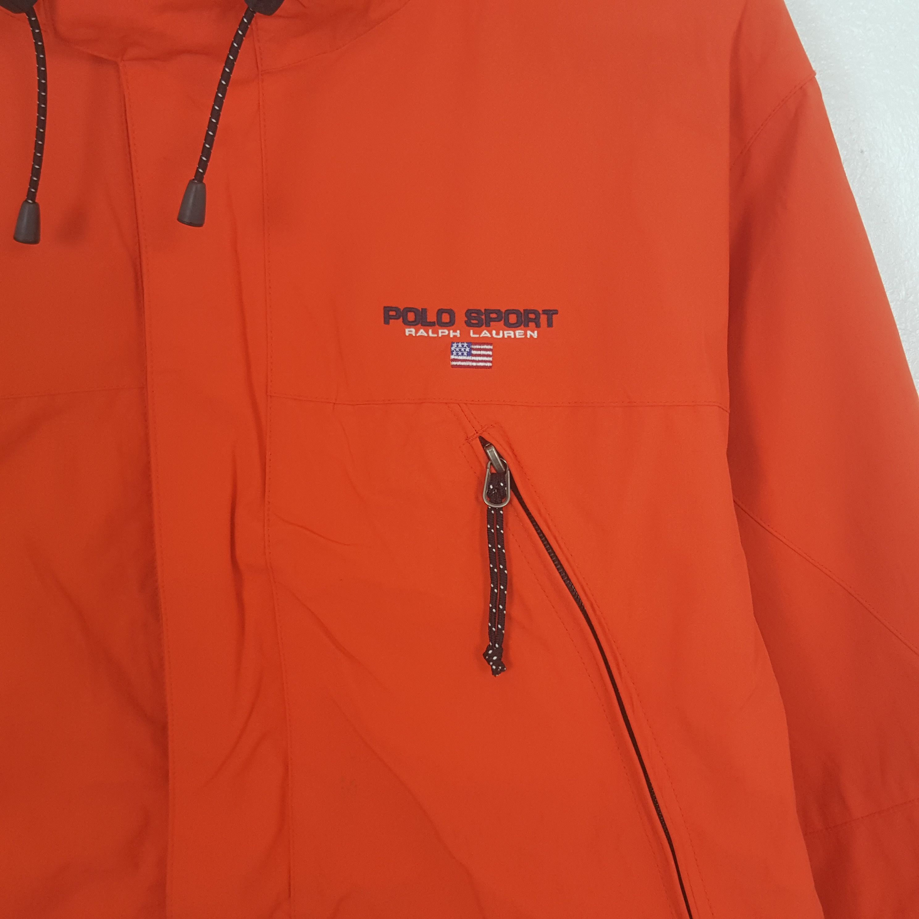 Polo Ralph Lauren Vintage Polo Ralph Lauren Waterproof Jacket Hoodie Size US M / EU 48-50 / 2 - 2 Thumbnail
