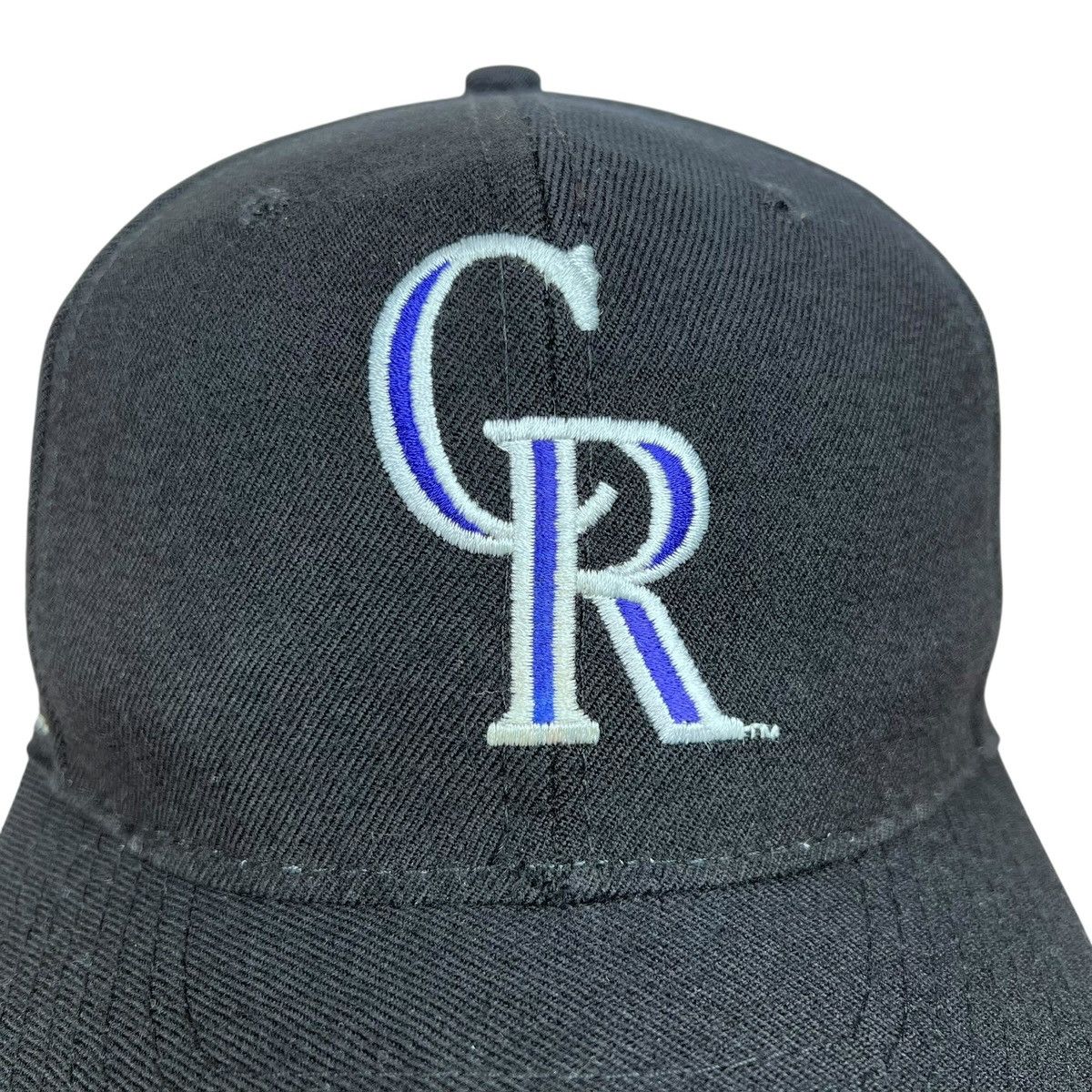 American Needle MLB Colorado Rockies American Needle Wool Blockhead Snapback Size ONE SIZE - 7 Thumbnail