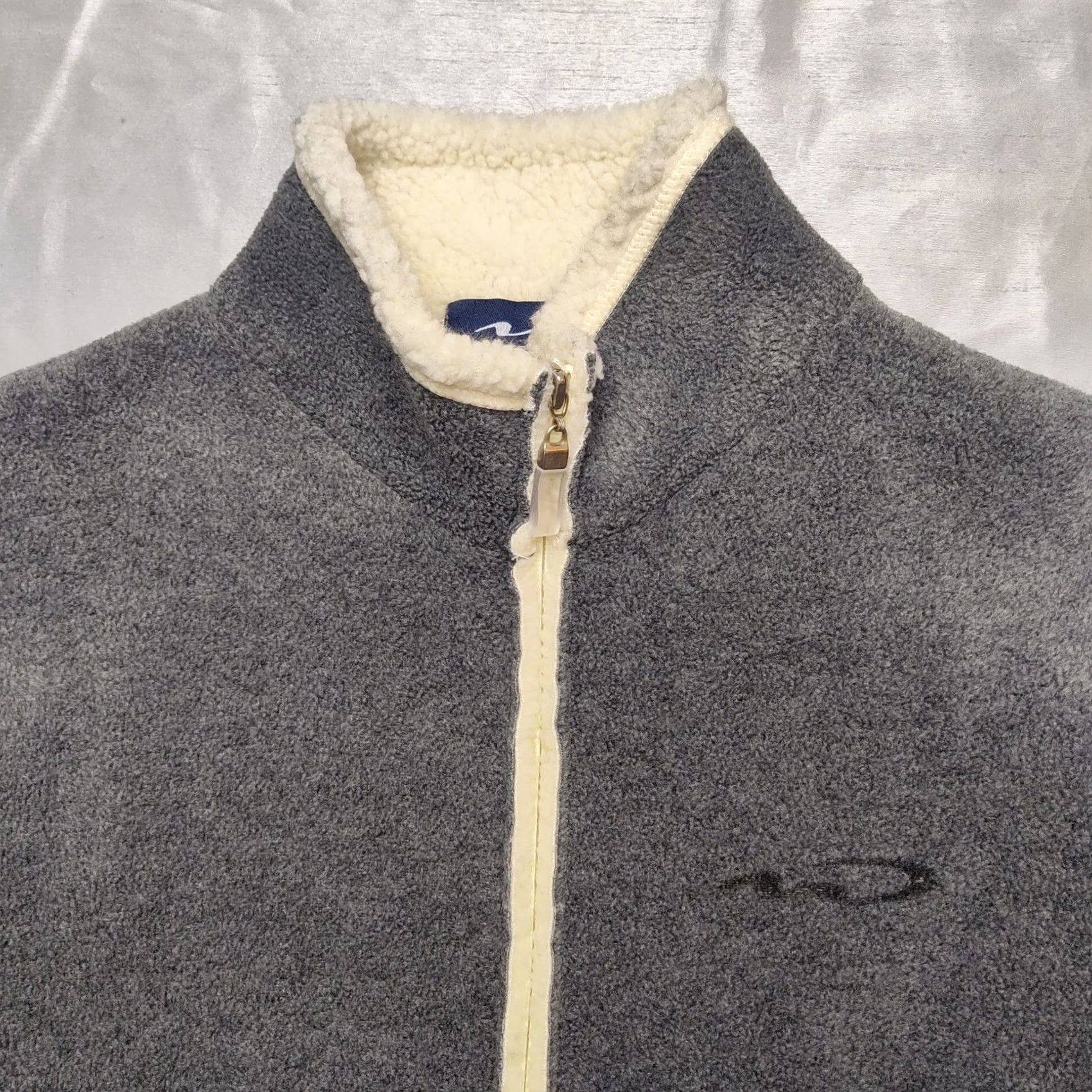 Whistles VINTAGE Whistler Blackcomb Women XL Gray Sherpa Lined Fleece Full Zip Jacket Canada Size XL / US 12-14 / IT 48-50 - 5 Thumbnail